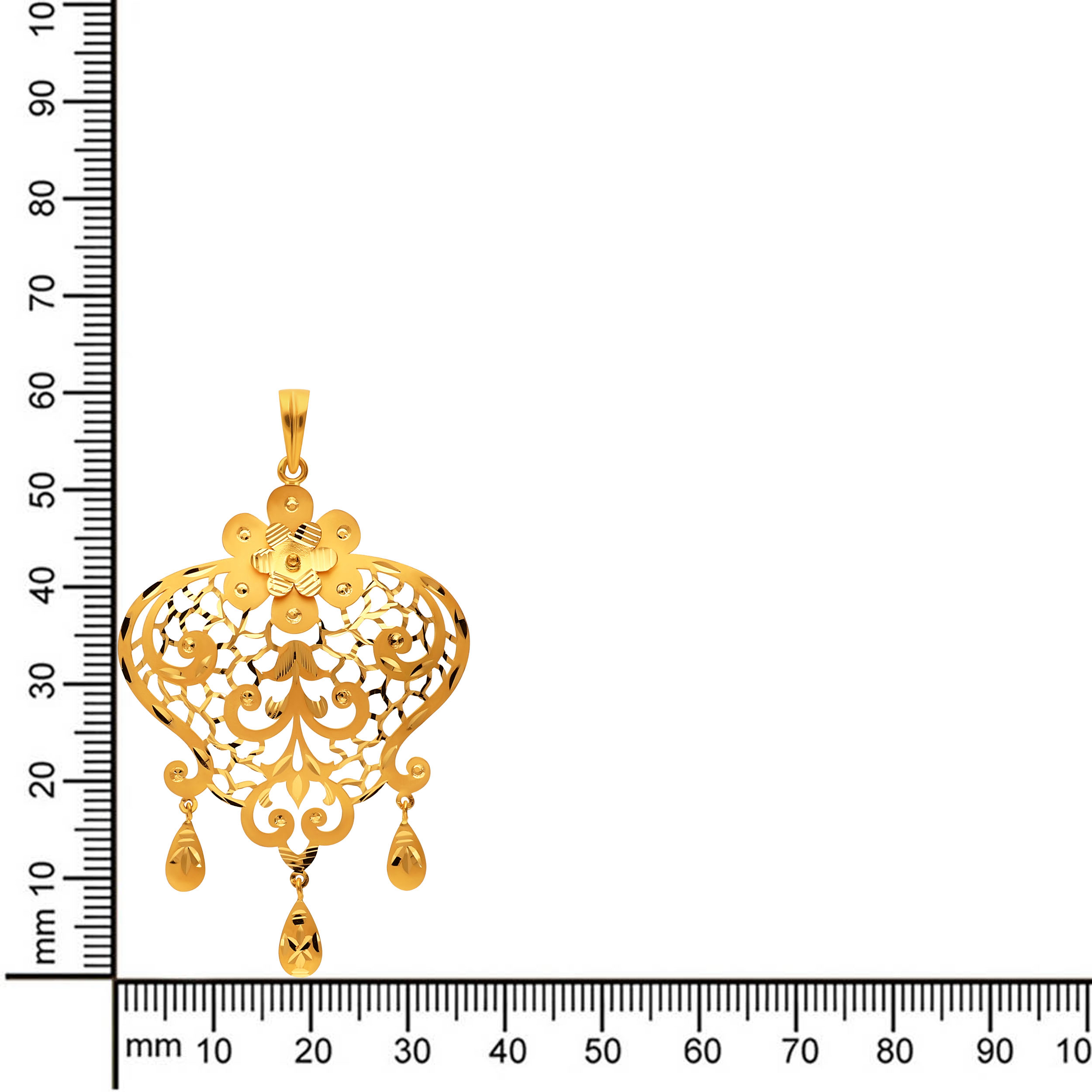 Artisan Heart Gold Pendant - Senco Gold and Diamonds