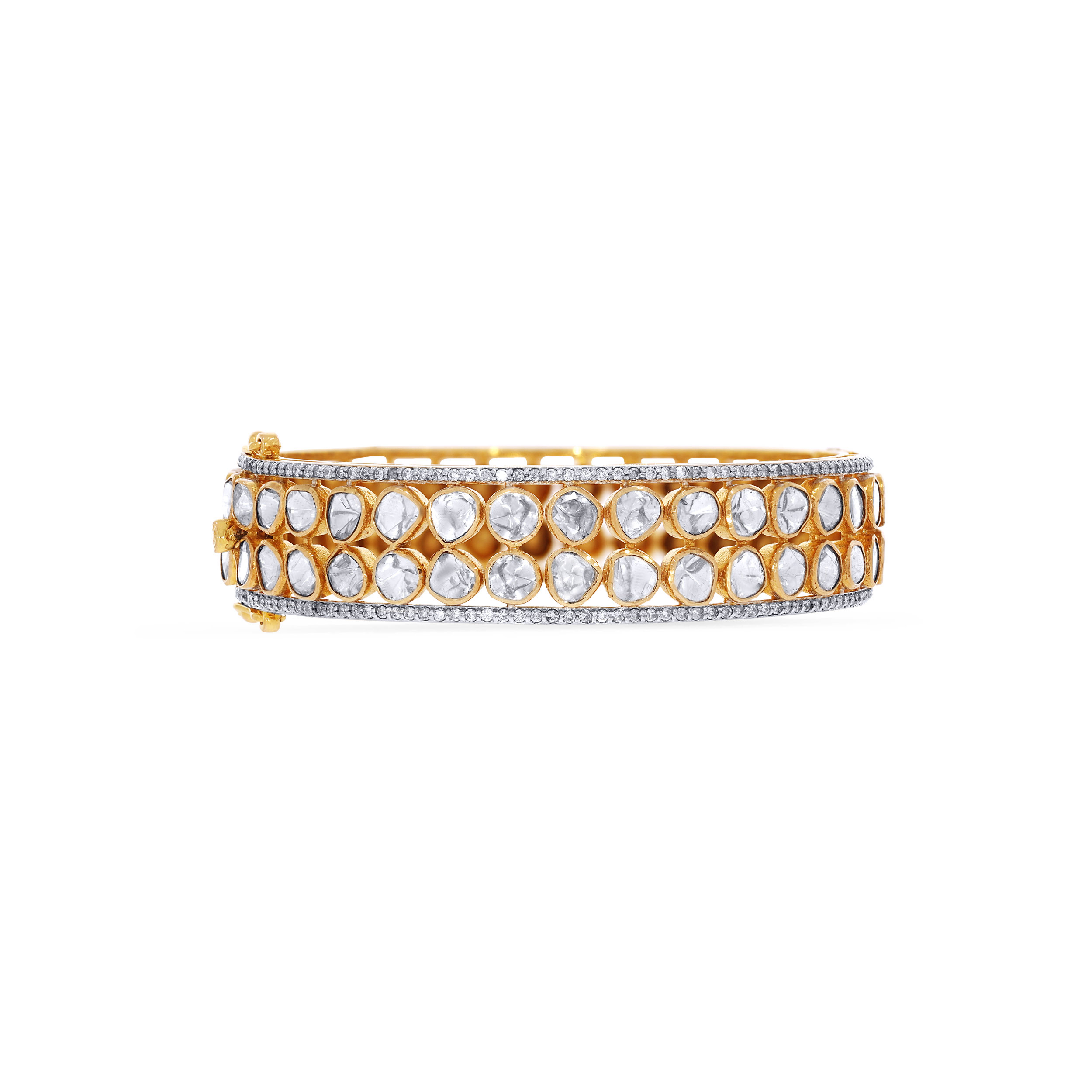 Regalia Polki Diamond Churi - Senco Gold and Diamonds