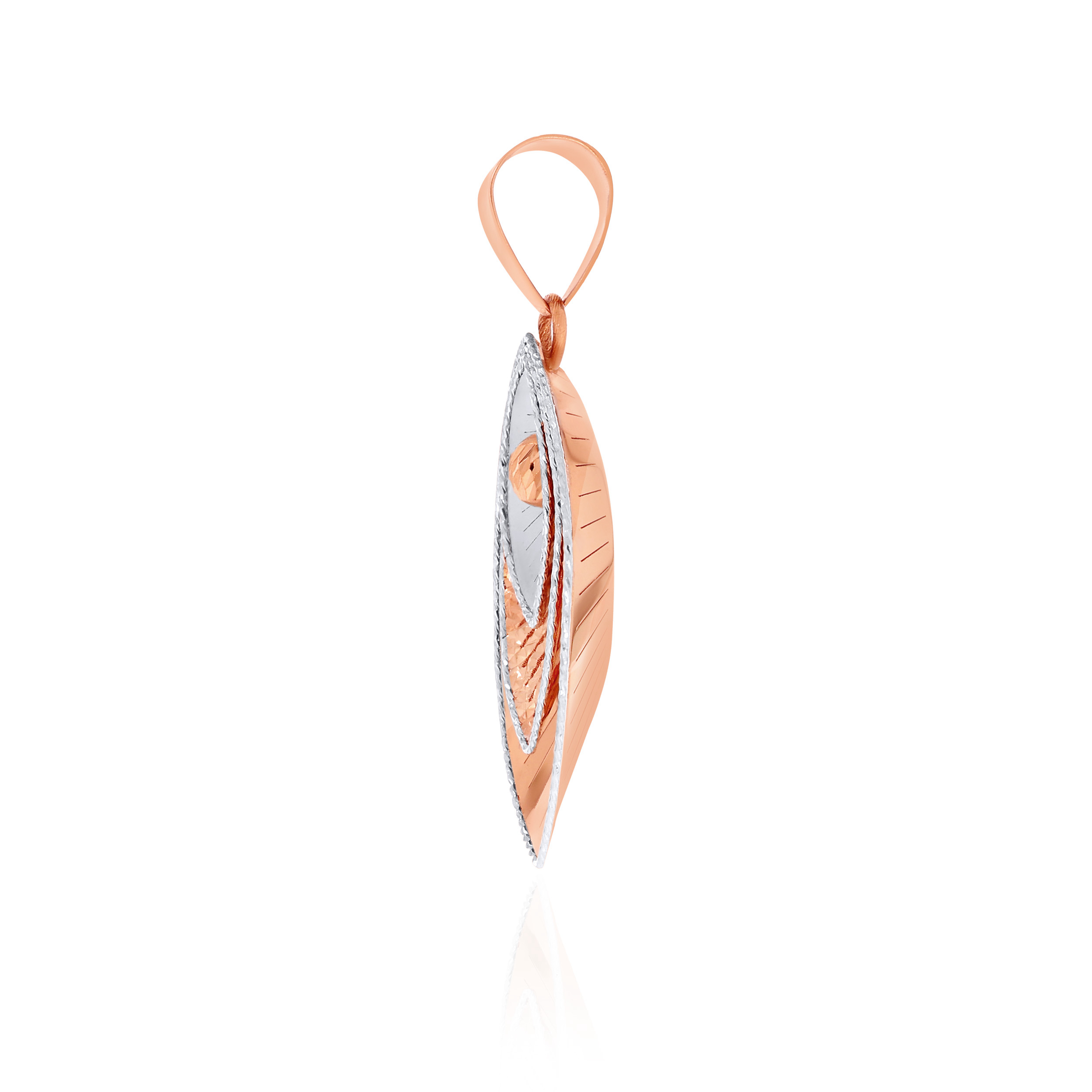 18K Rose Gold Pendant-GPN-D000717764 - Senco Gold and Diamonds