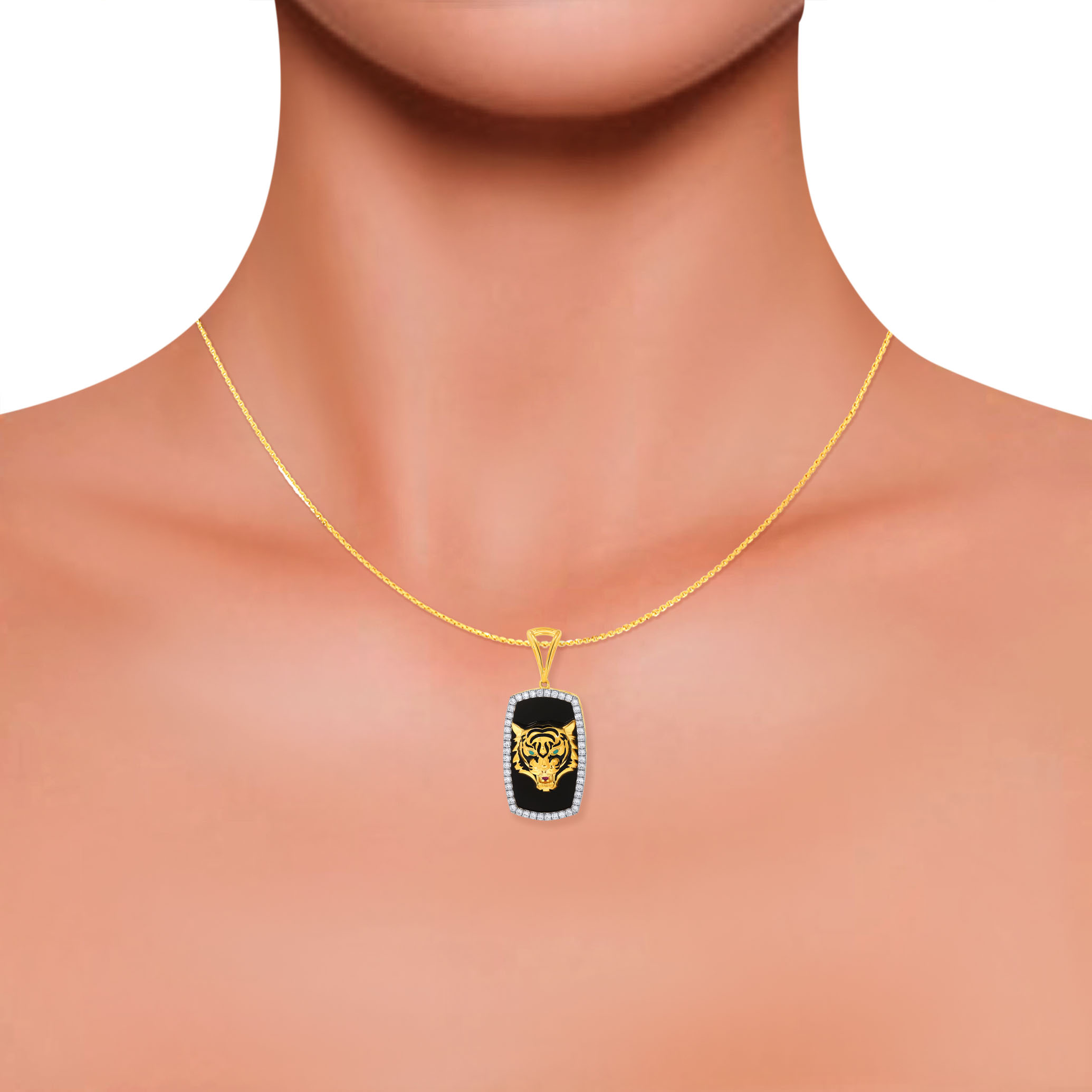 Graceful Roar Diamond Pendant - Senco Gold and Diamonds