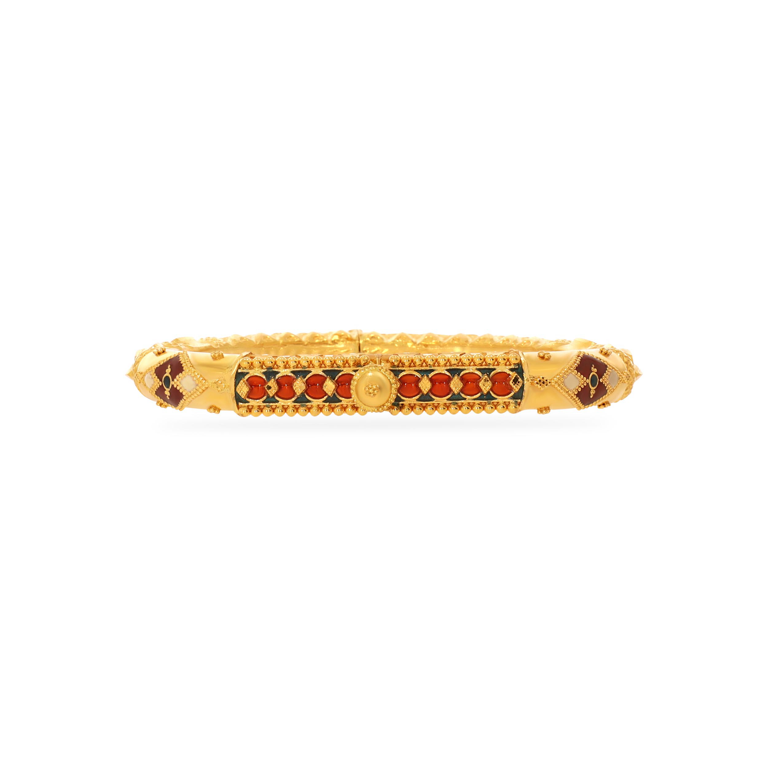 Ethos of Tradition Gold Bangle - Senco Gold and Diamonds
