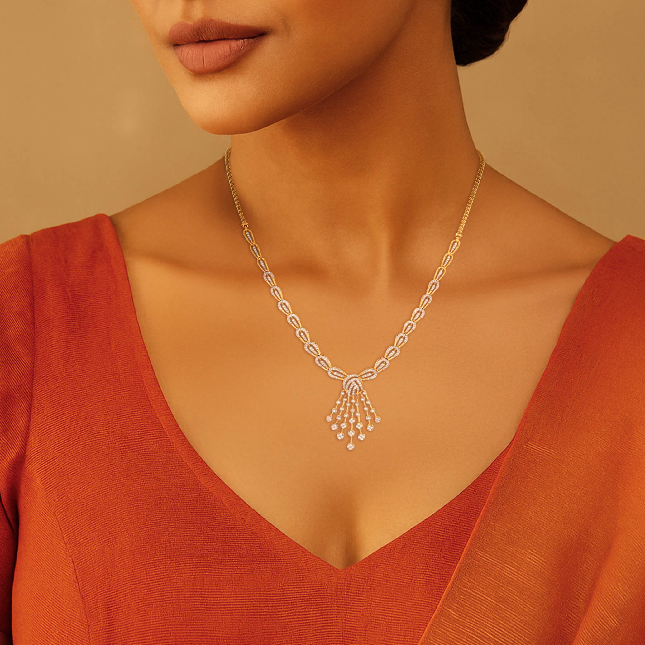 Celeste Flow Diamond Necklace - Senco Gold and Diamonds