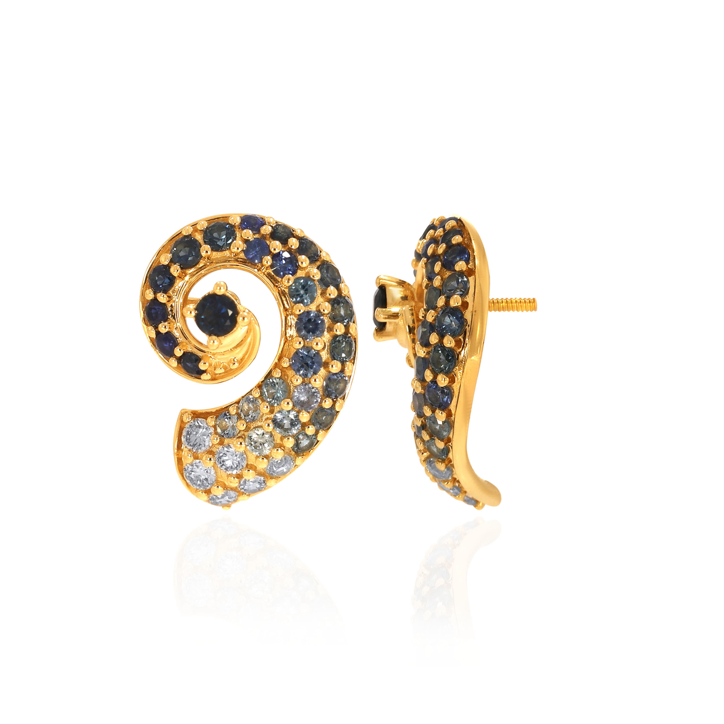 Ocean's Whispers Diamond Earrings - Senco Gold and Diamonds