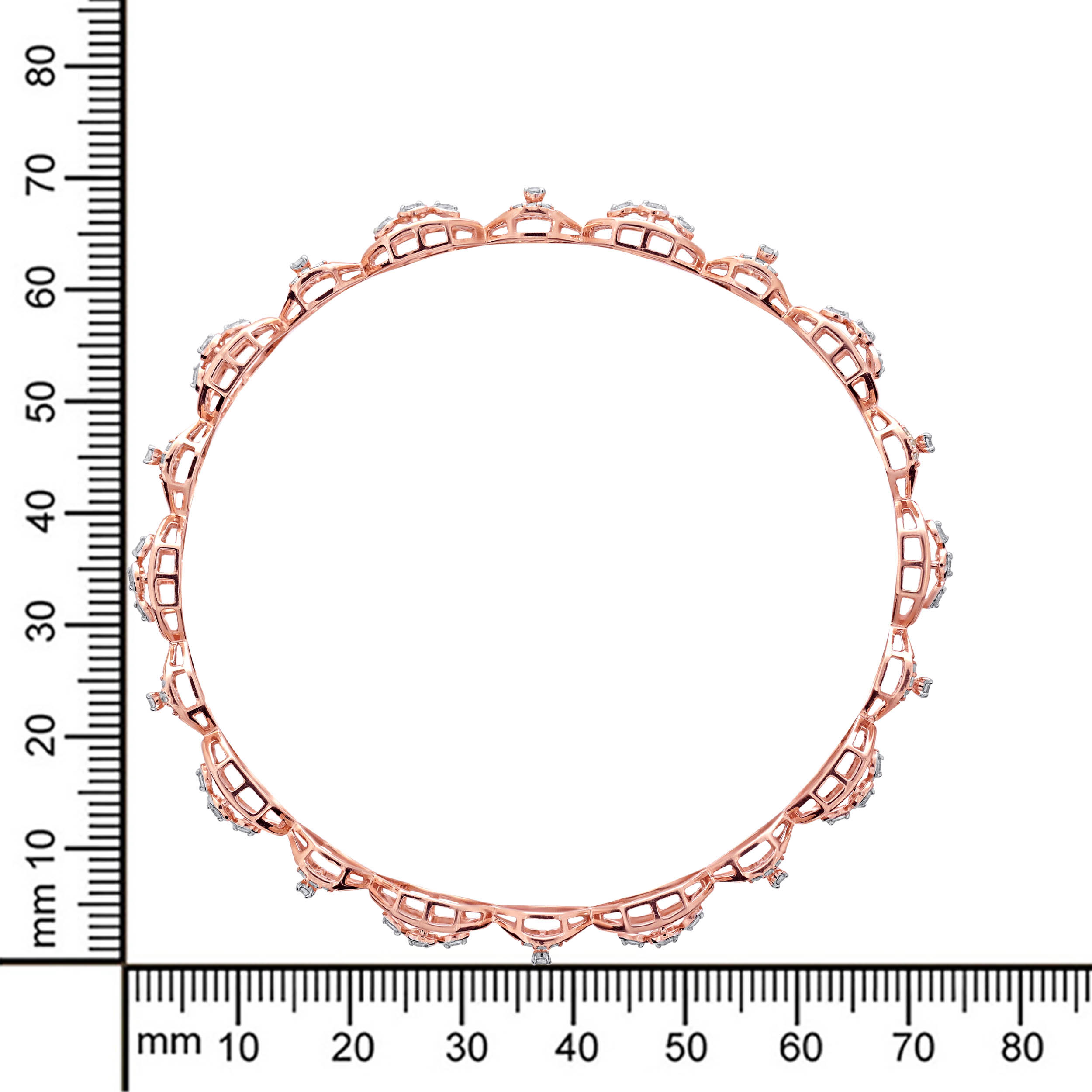 Glamorous Style Diamond Bangle - Senco Gold and Diamonds