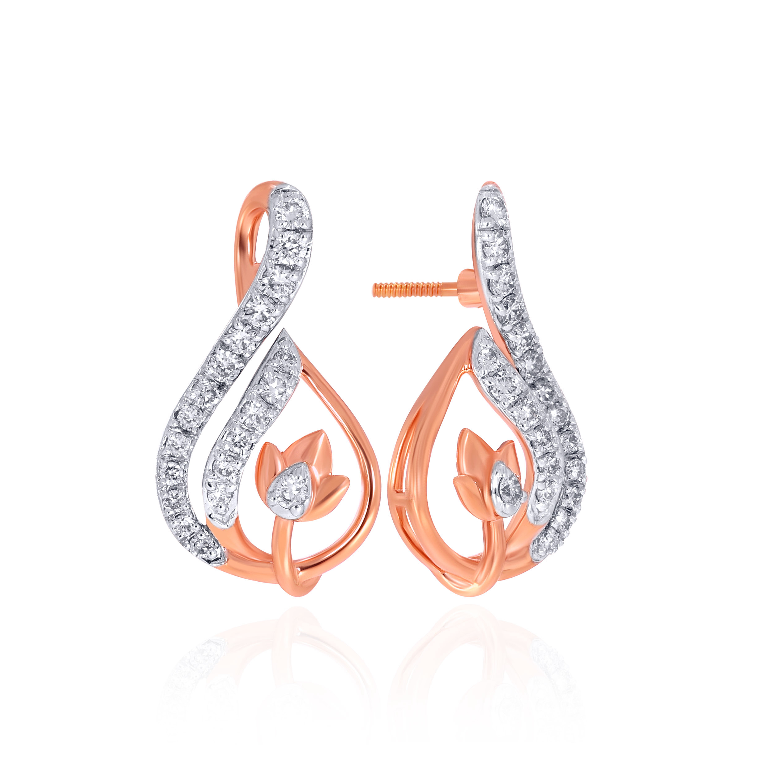 Veloura Diamond Earrings - Senco Gold and Diamonds