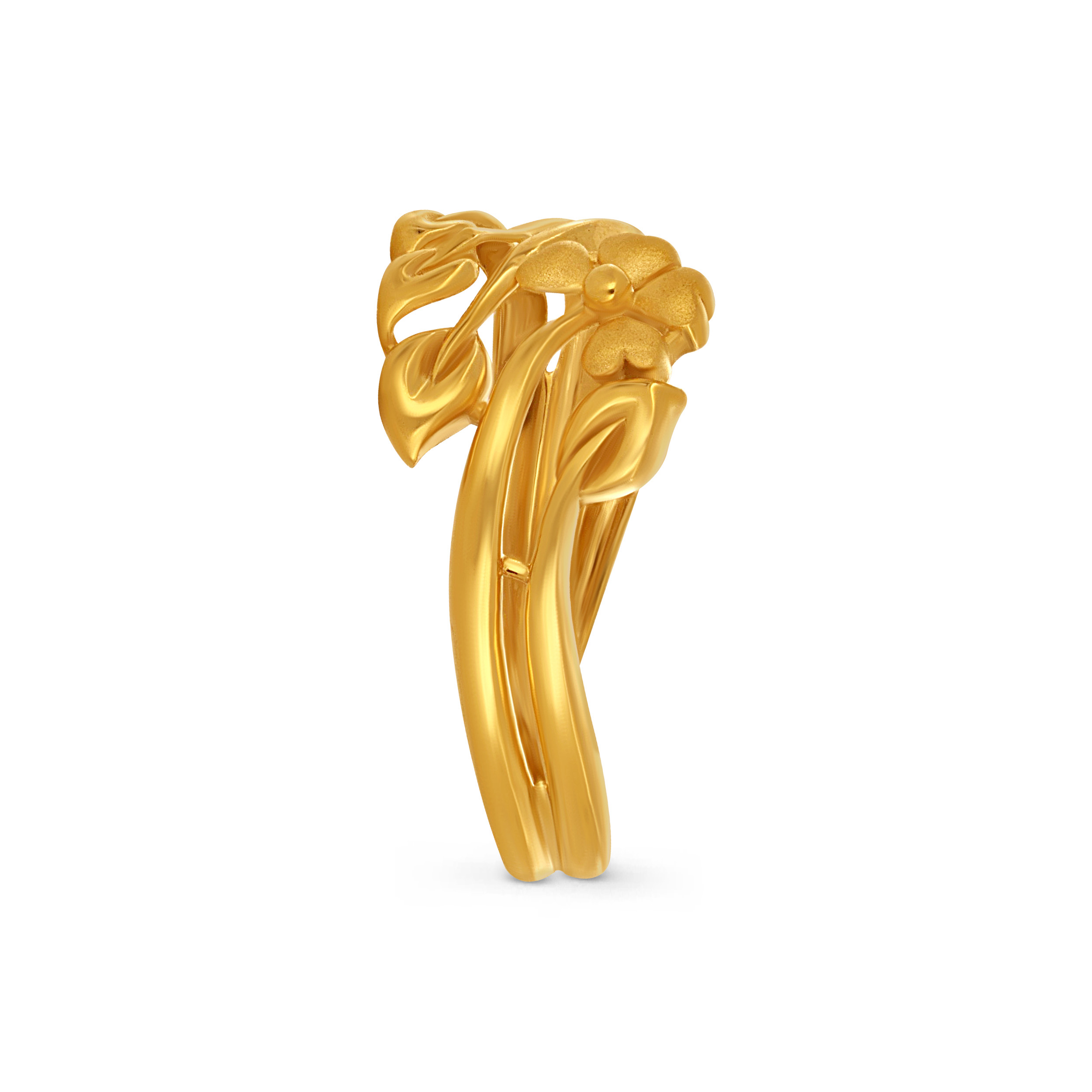 Leaflet Bloom Gold Ring - Senco Gold and Diamonds