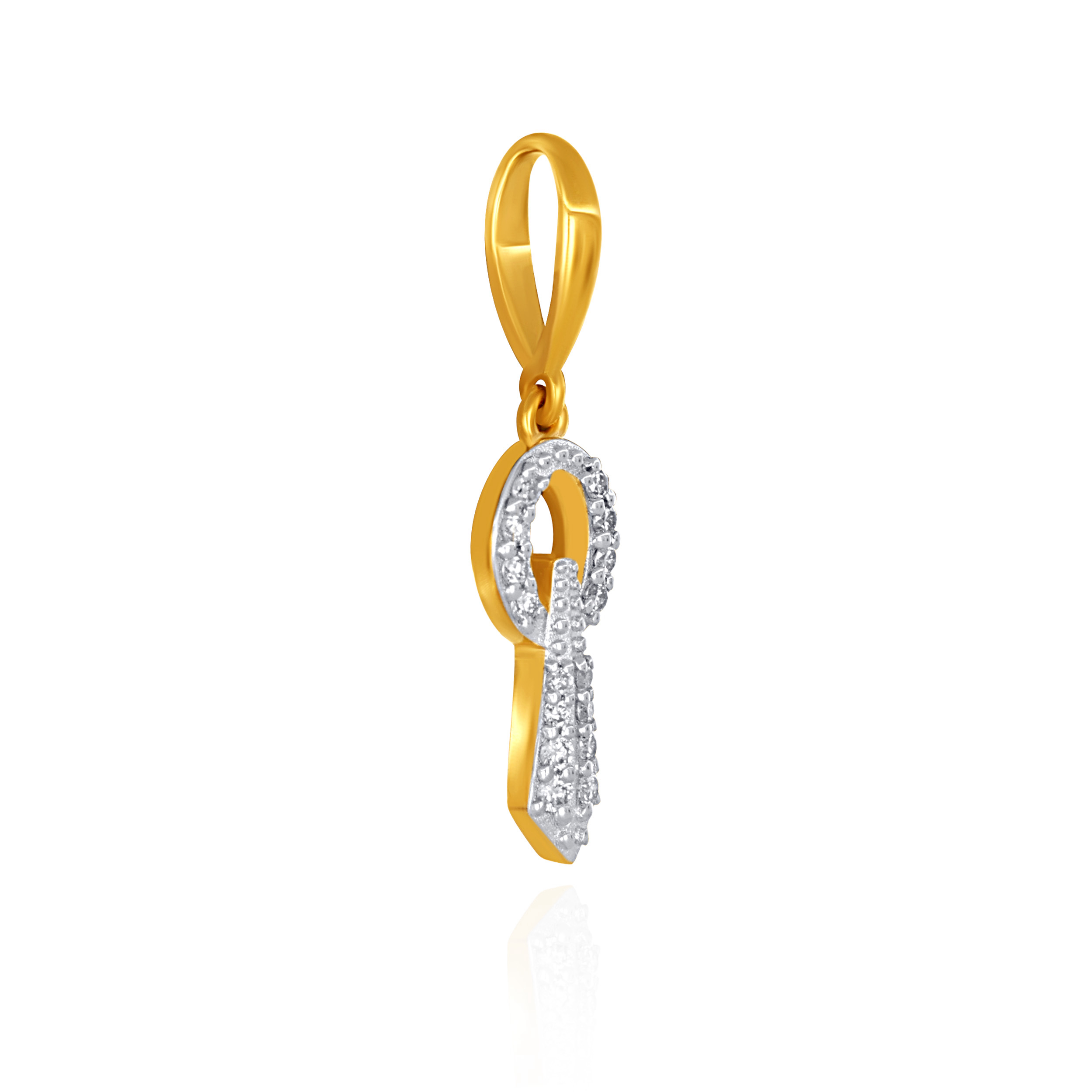 Keyhole Elegance Diamond Pendant - Senco Gold and Diamonds