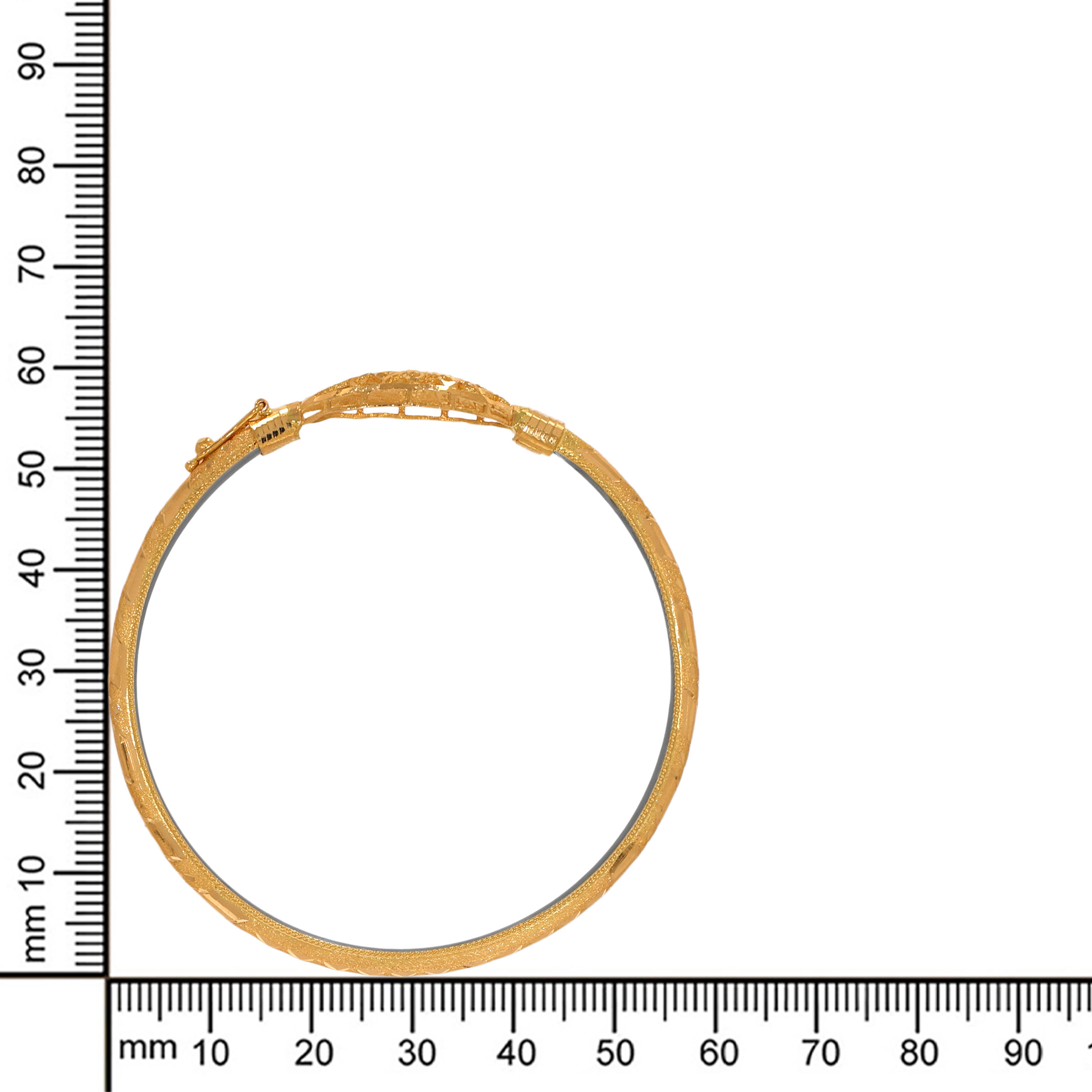 Ornate Gold Noa Bangle - Senco Gold and Diamonds