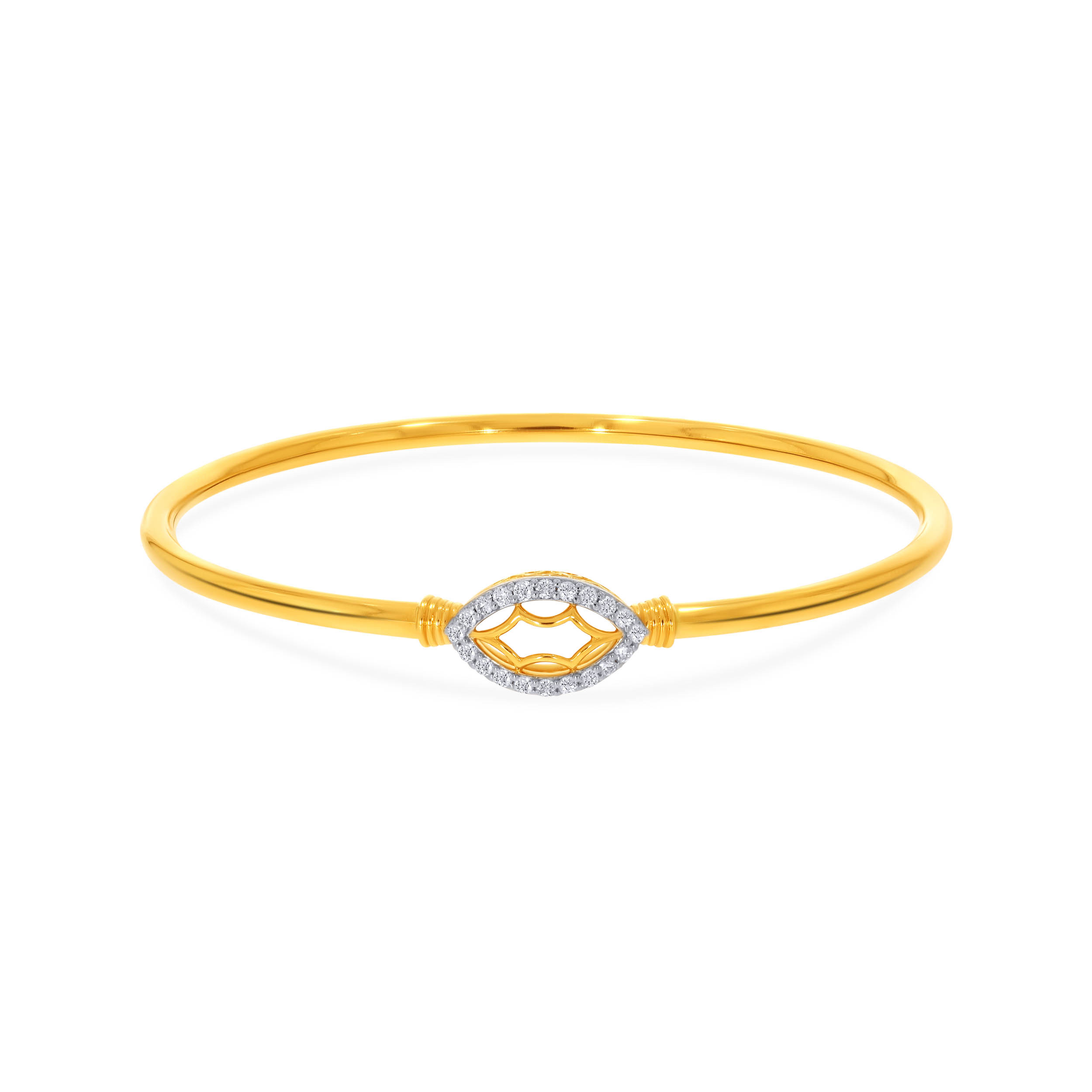 Shiny Vision Diamond Noa Bangle - Senco Gold and Diamonds