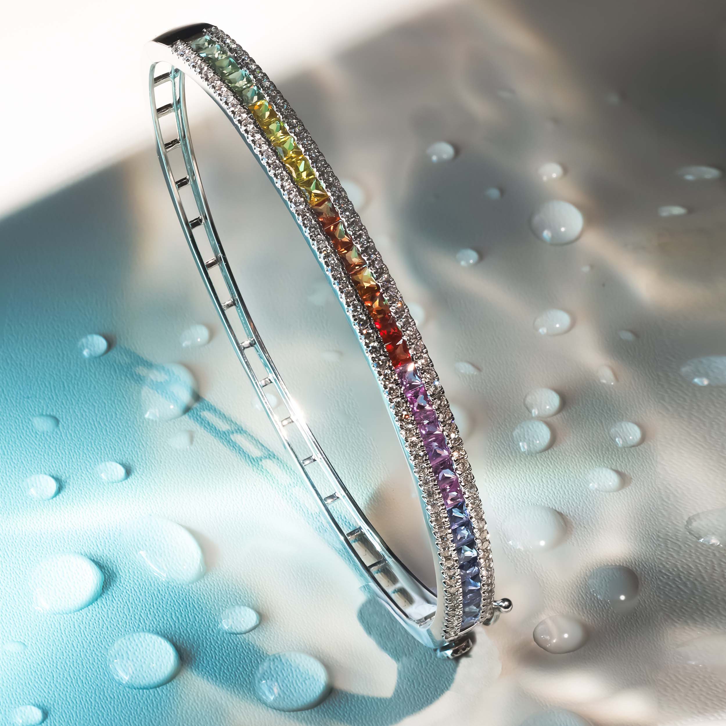 Seven Shades of Beauty Diamond Bracelet - Senco Gold and Diamonds