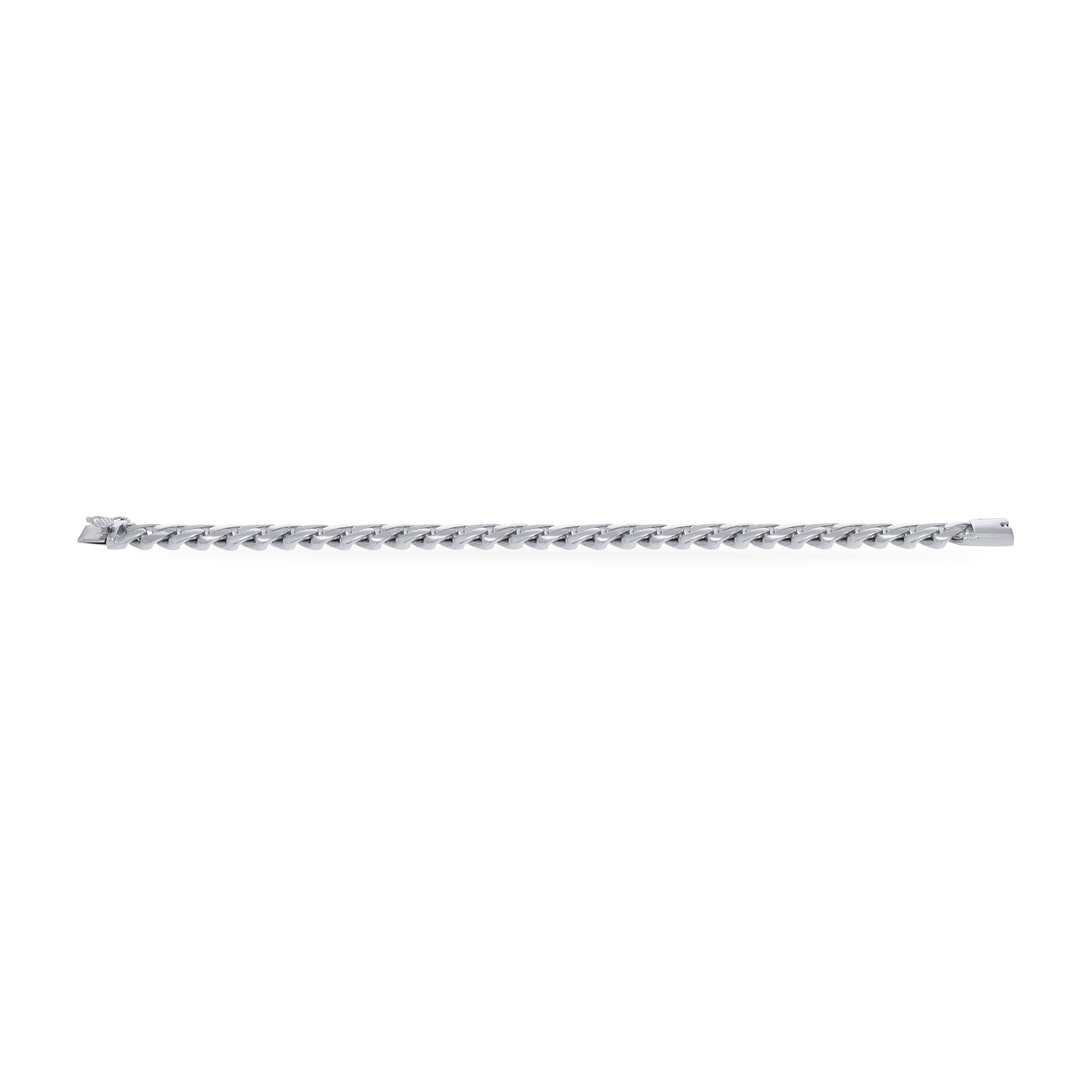 Rhombus Zest Men Platinum Wristlet - Senco Gold and Diamonds