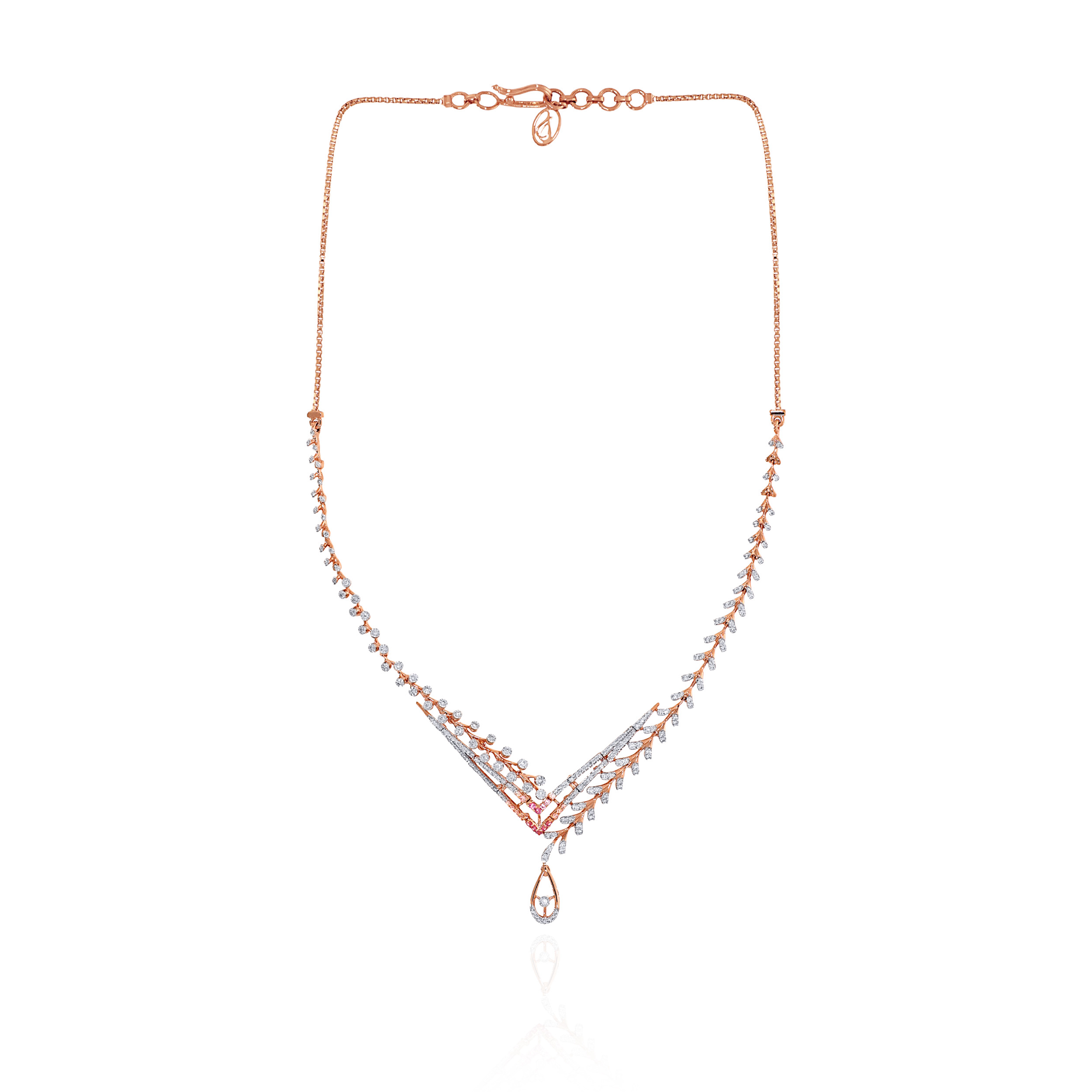 Blush Radiance Diamond Necklace - Senco Gold and Diamonds