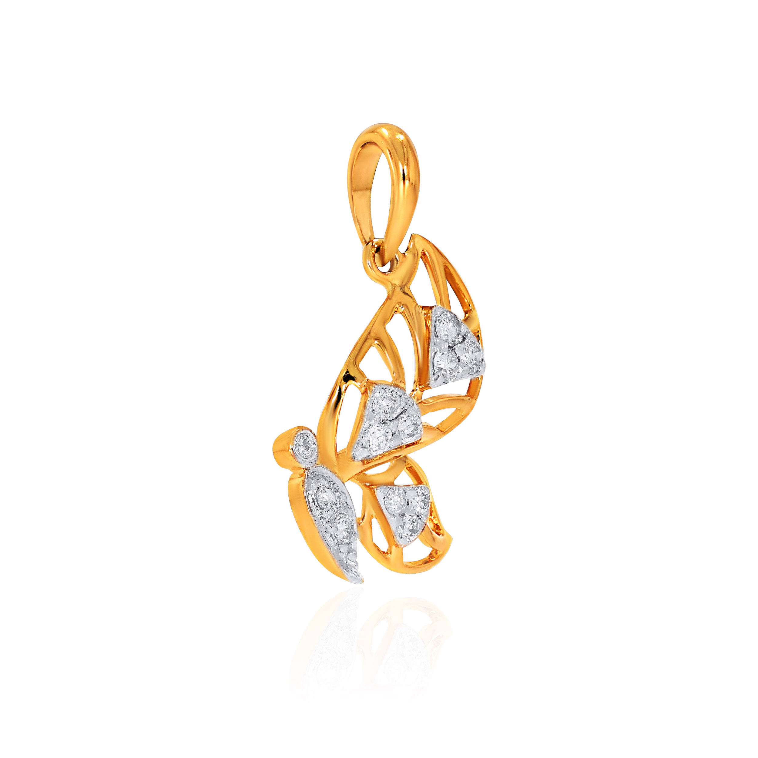 Wings Of Splendour Diamond Pendant - Senco Gold and Diamonds