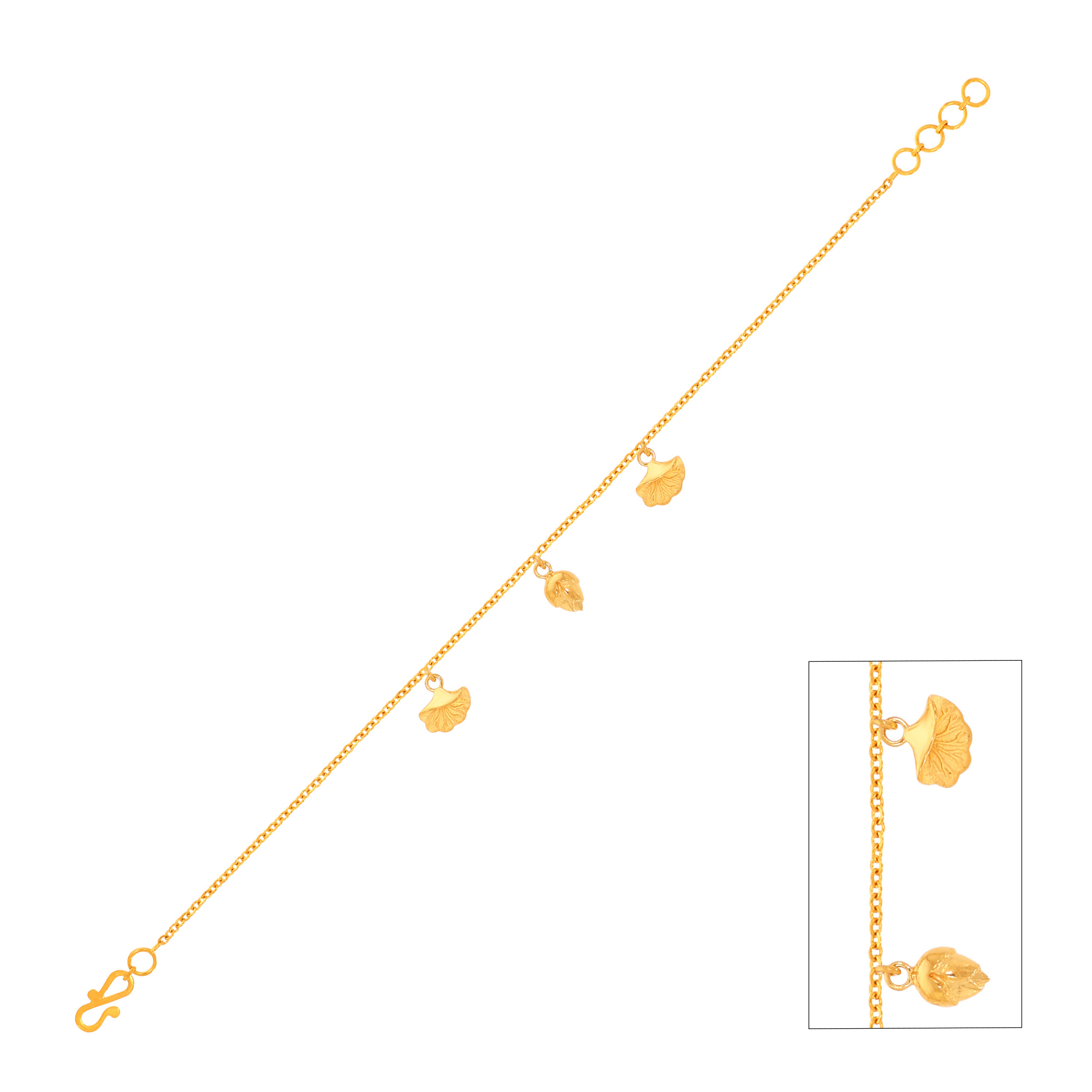 22K Yellow Gold Bracelet-GWL-SAD0003381 - Senco Gold and Diamonds