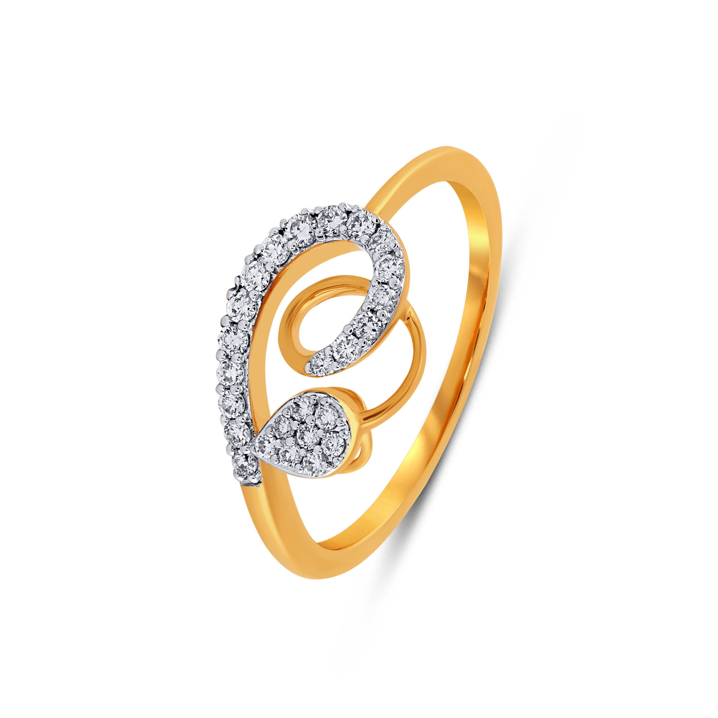 Serenade Swirl Diamond Ring - Senco Gold and Diamonds