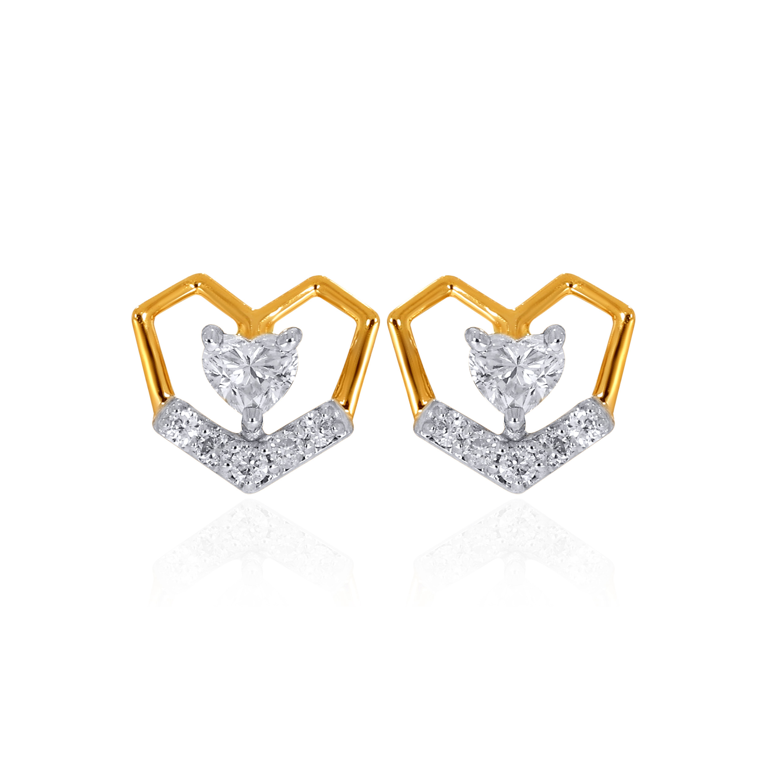 Eternal Embrace Diamond Studs - Senco Gold and Diamonds