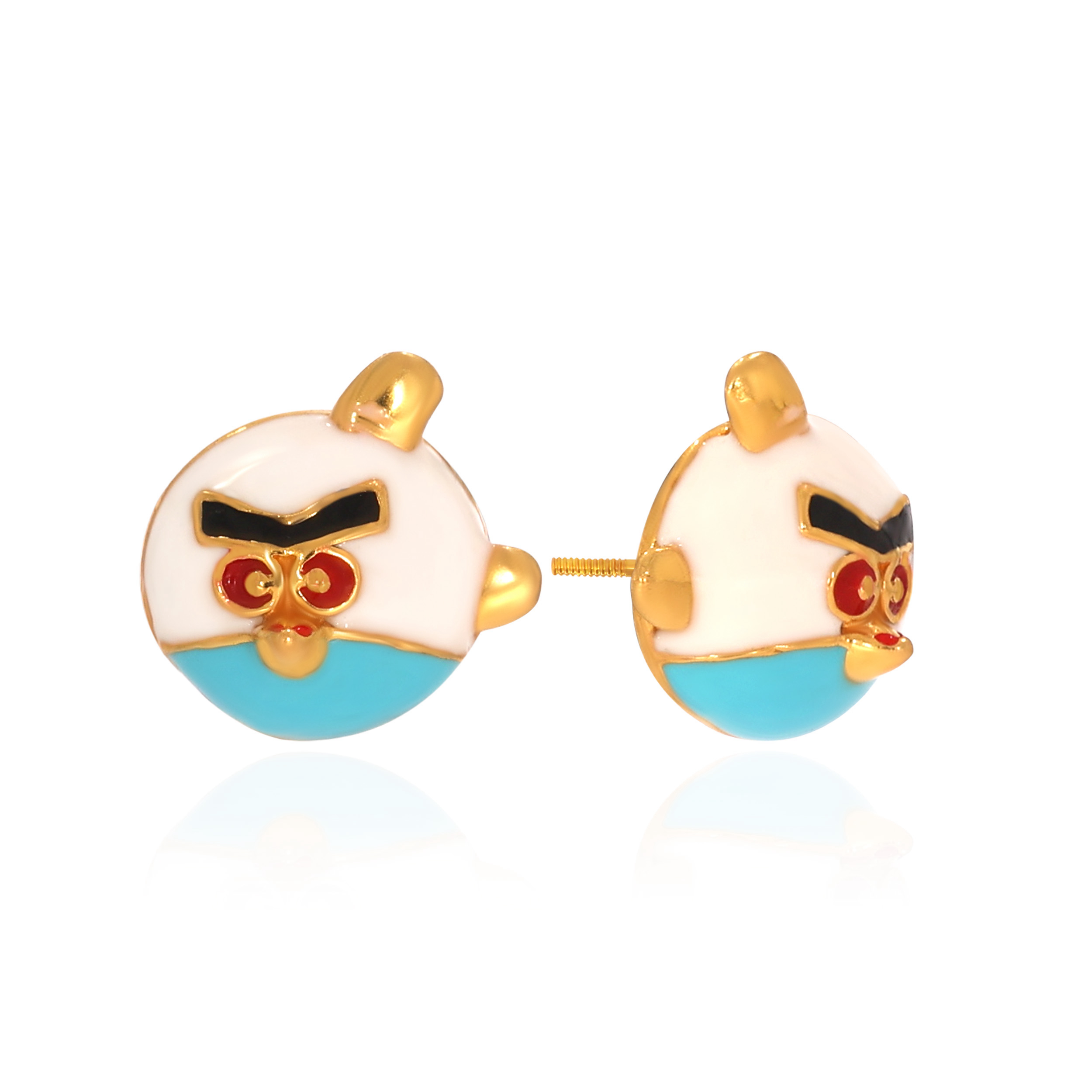 Cartoon Cuties Kids' Gold Studs - Senco Gold and Diamonds