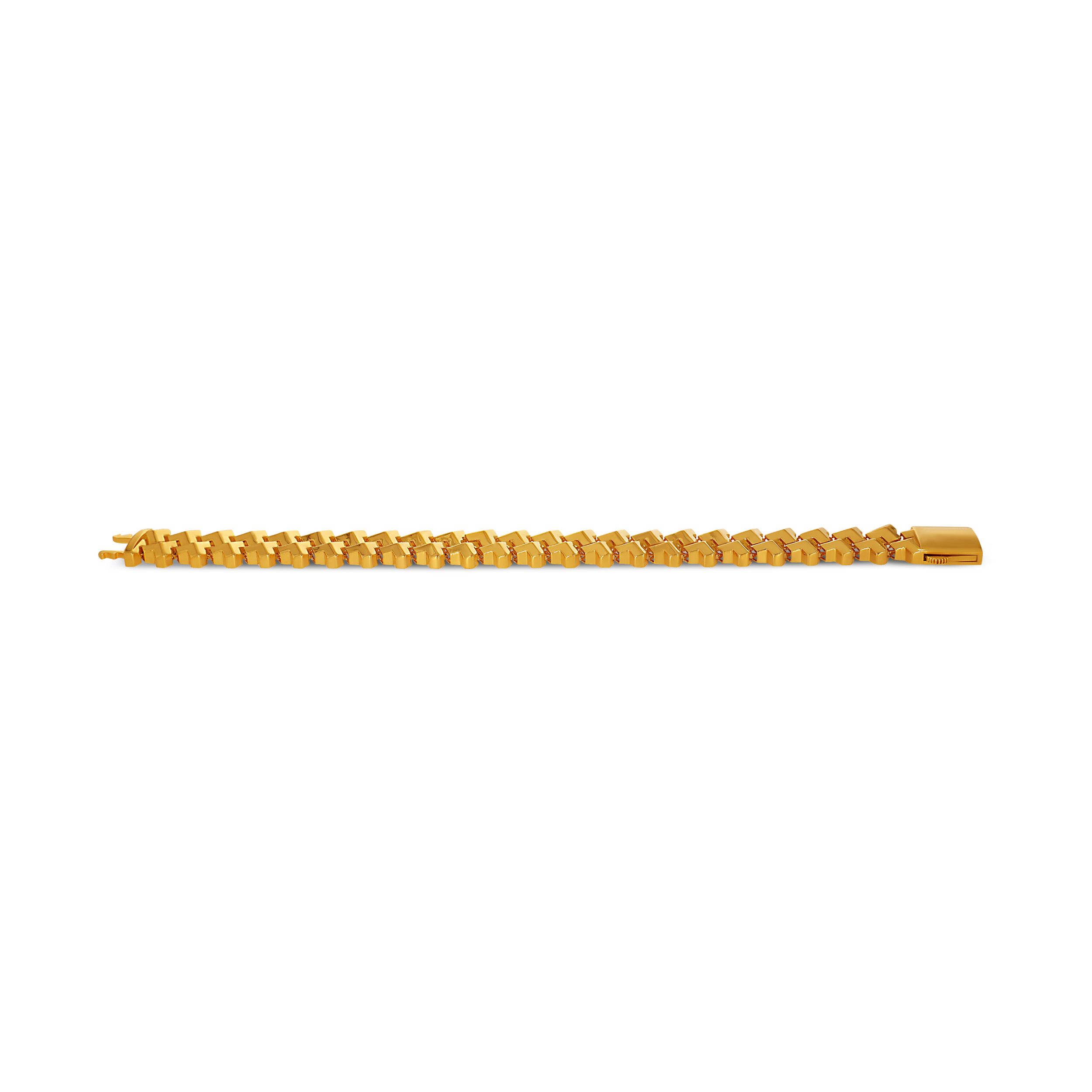 Modern Heritage Gold Men's Wristlet - Senco Gold and Diamonds