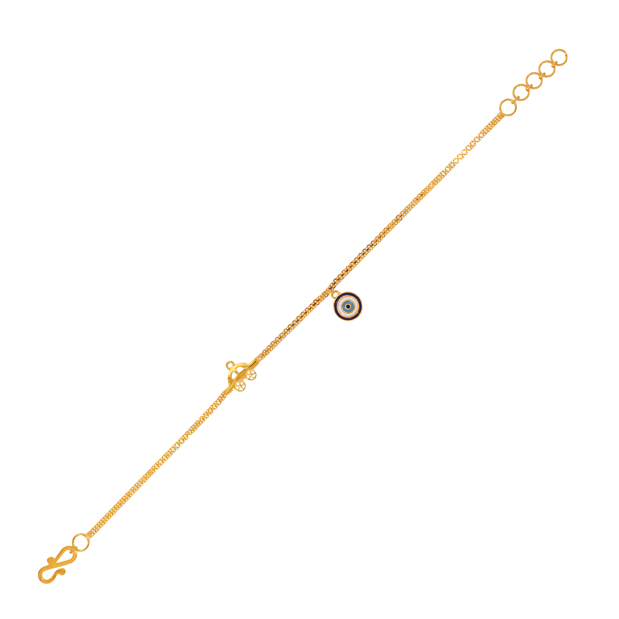 Evil Eye Gold Bracelet - Senco Gold and Diamonds