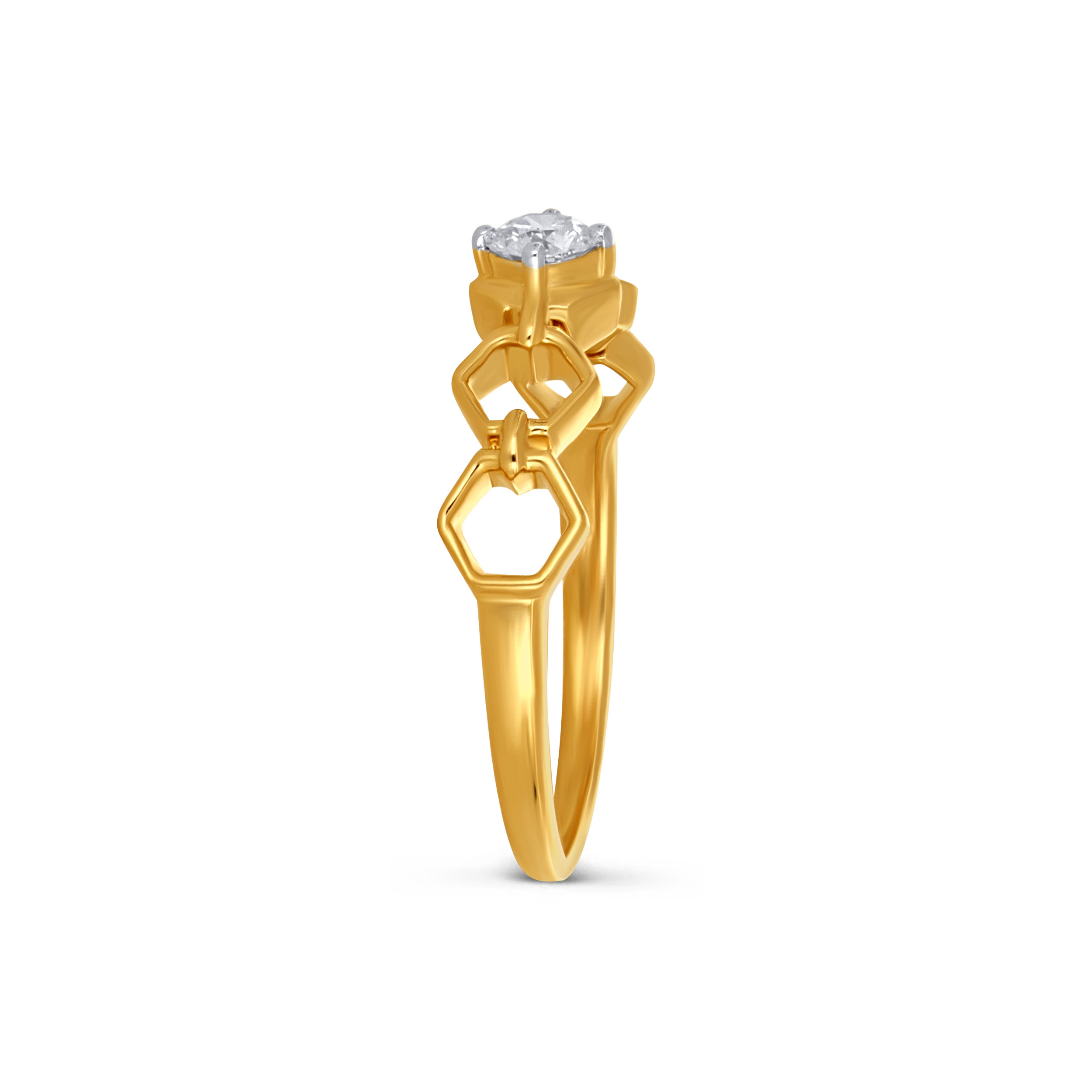 Celestia Luxe Solitaire Diamond Ring - Senco Gold and Diamonds