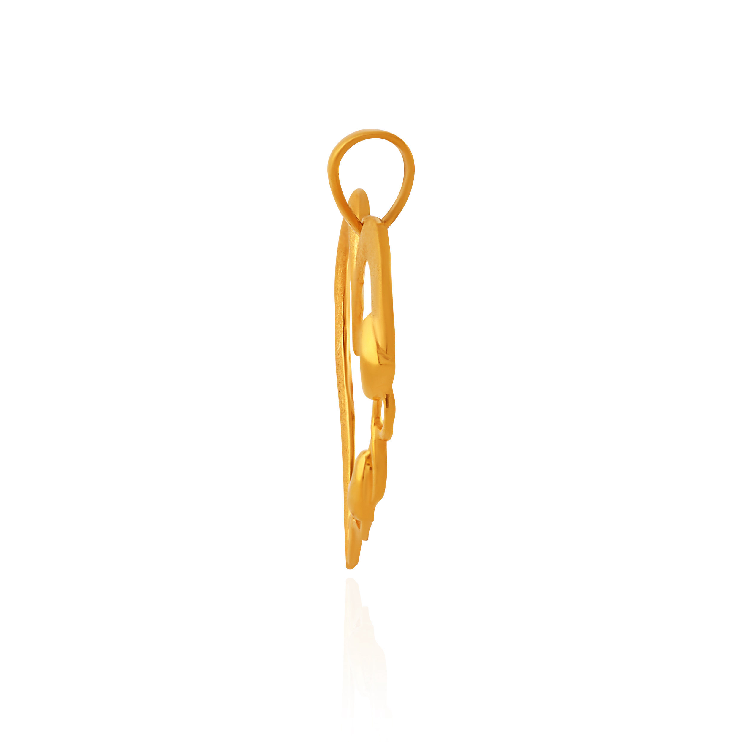 Heartline Keepsake Gold Rakhi Pendant - Senco Gold and Diamonds