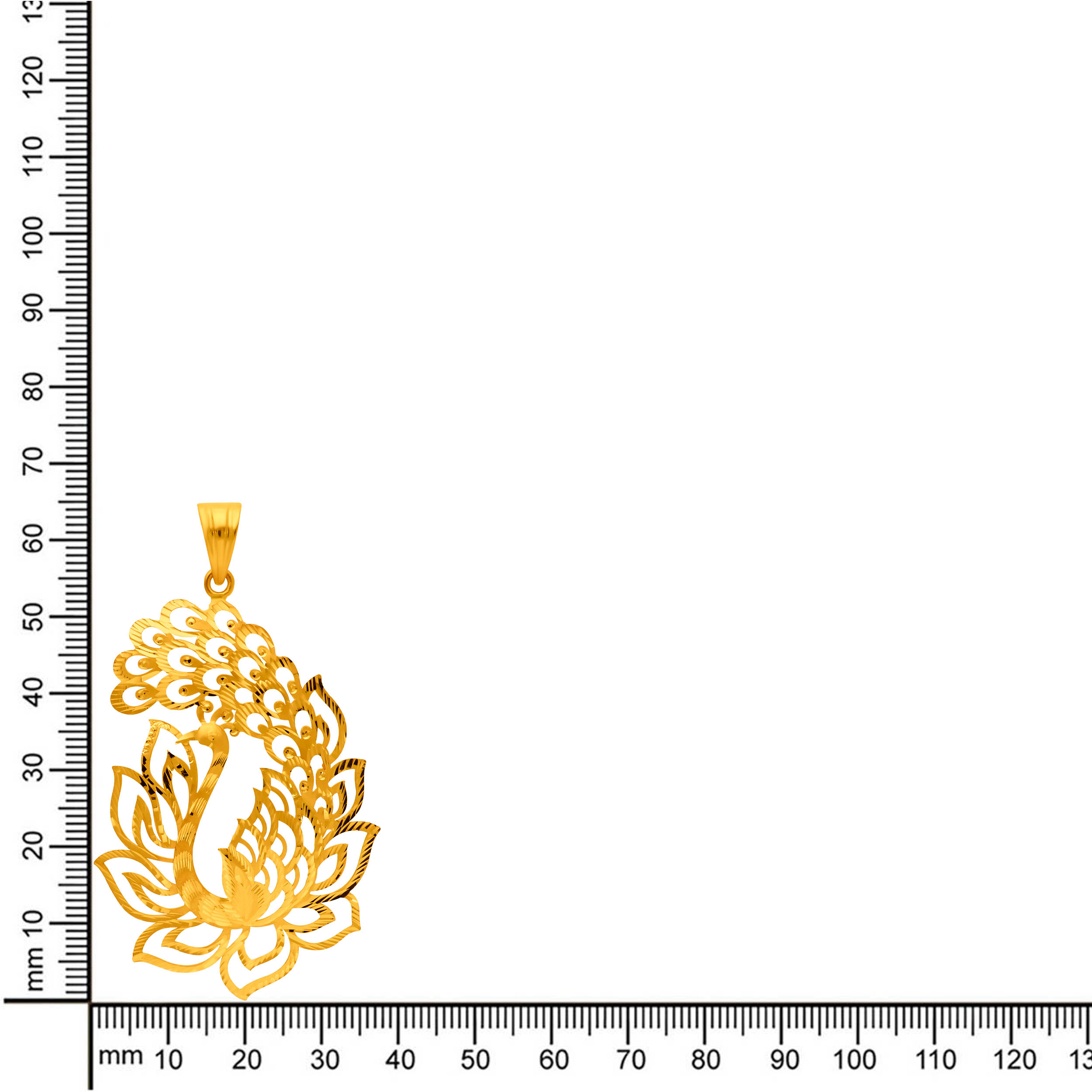 22K Yellow Gold Pendant-GPN-SAD0005771 - Senco Gold and Diamonds