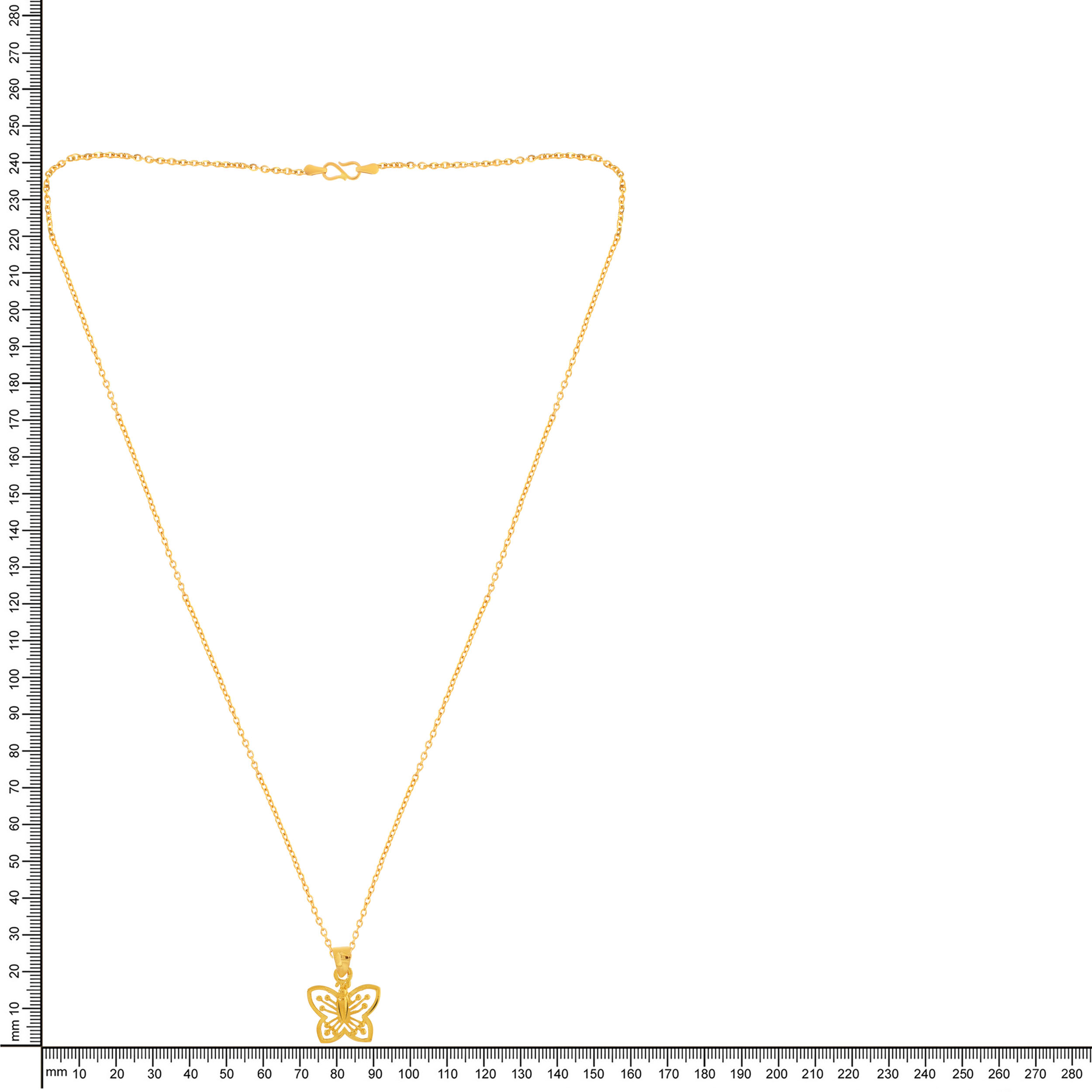 Set to Fly Gold Chain Pendant - Senco Gold and Diamonds