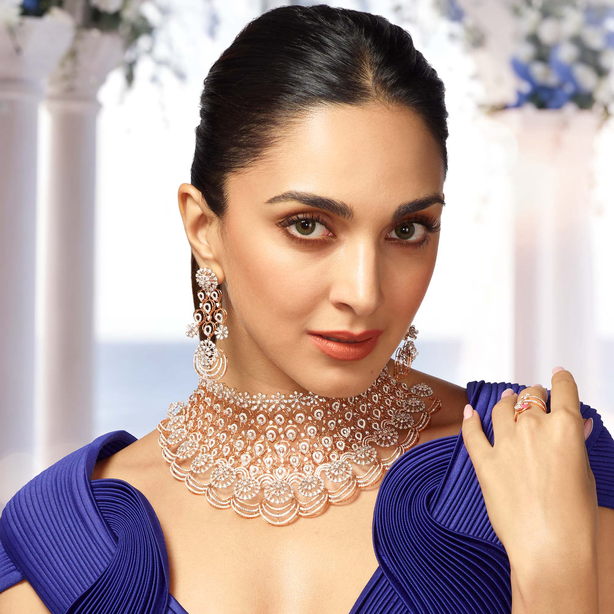 Aurora Royal Diamond Choker - Senco Gold and Diamonds