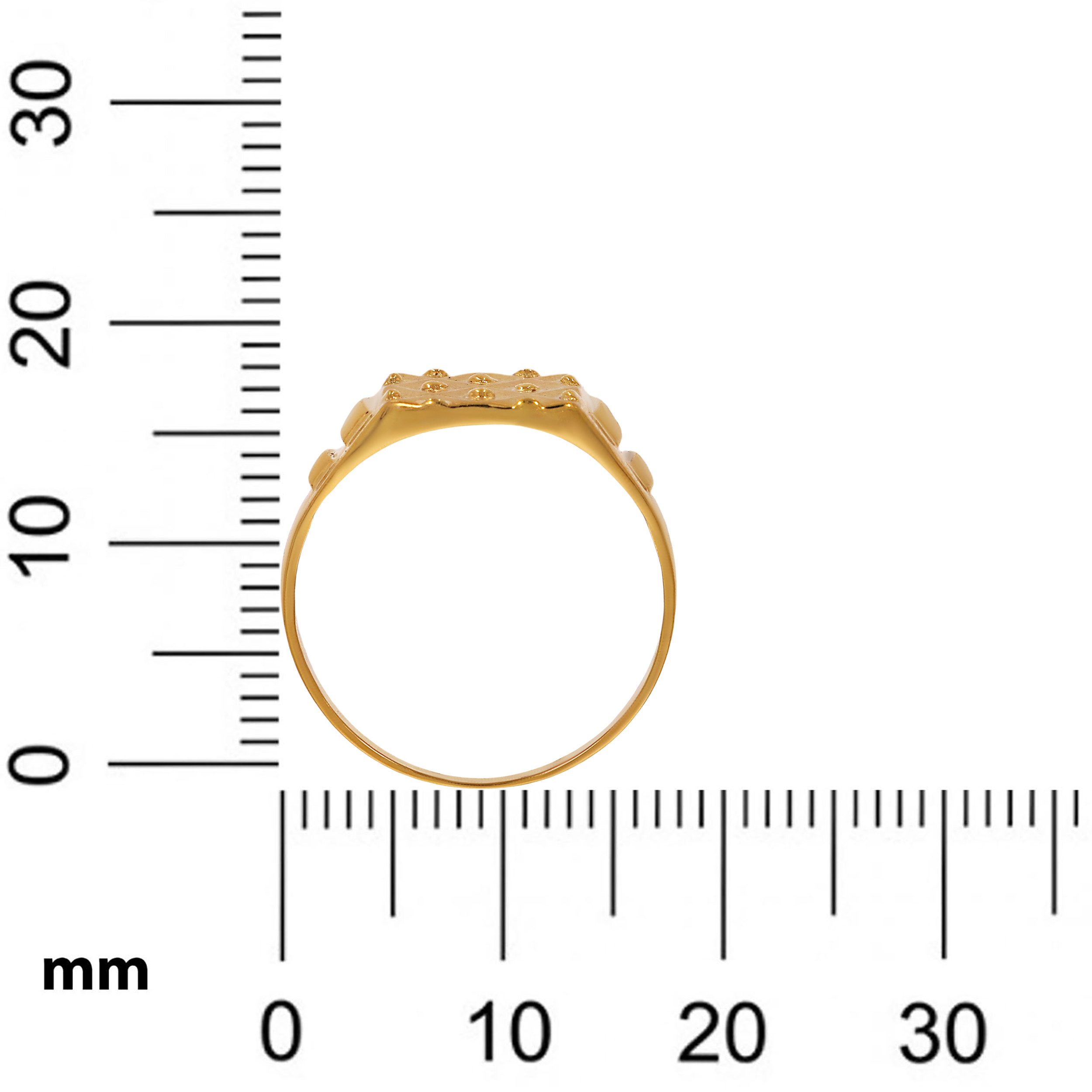 Classic Edge Men's Gold Ring - Senco Gold and Diamonds
