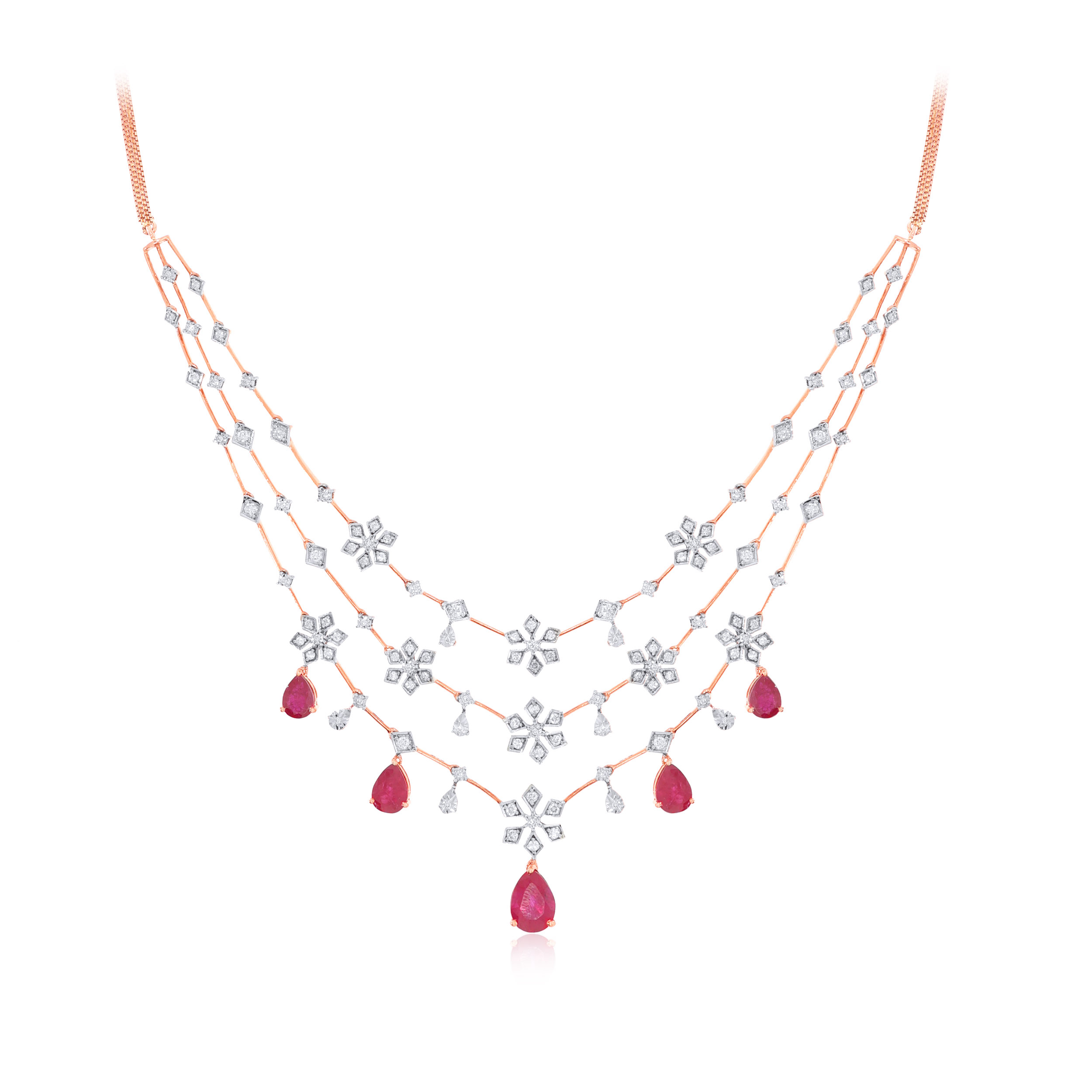 Adorable Droplets Diamond Necklace - Senco Gold and Diamonds