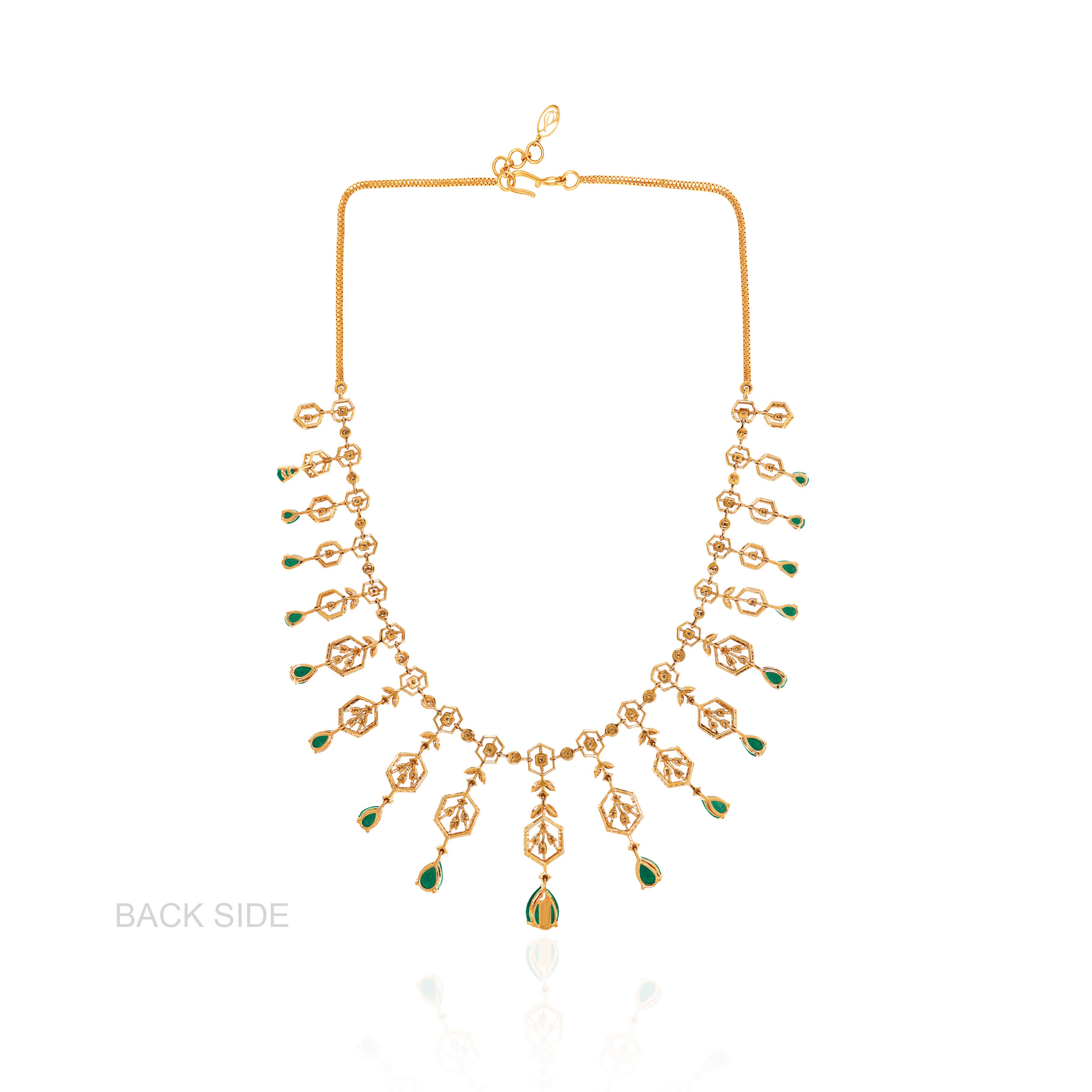 Celestique Drop Fringe Diamond Necklace - Senco Gold and Diamonds