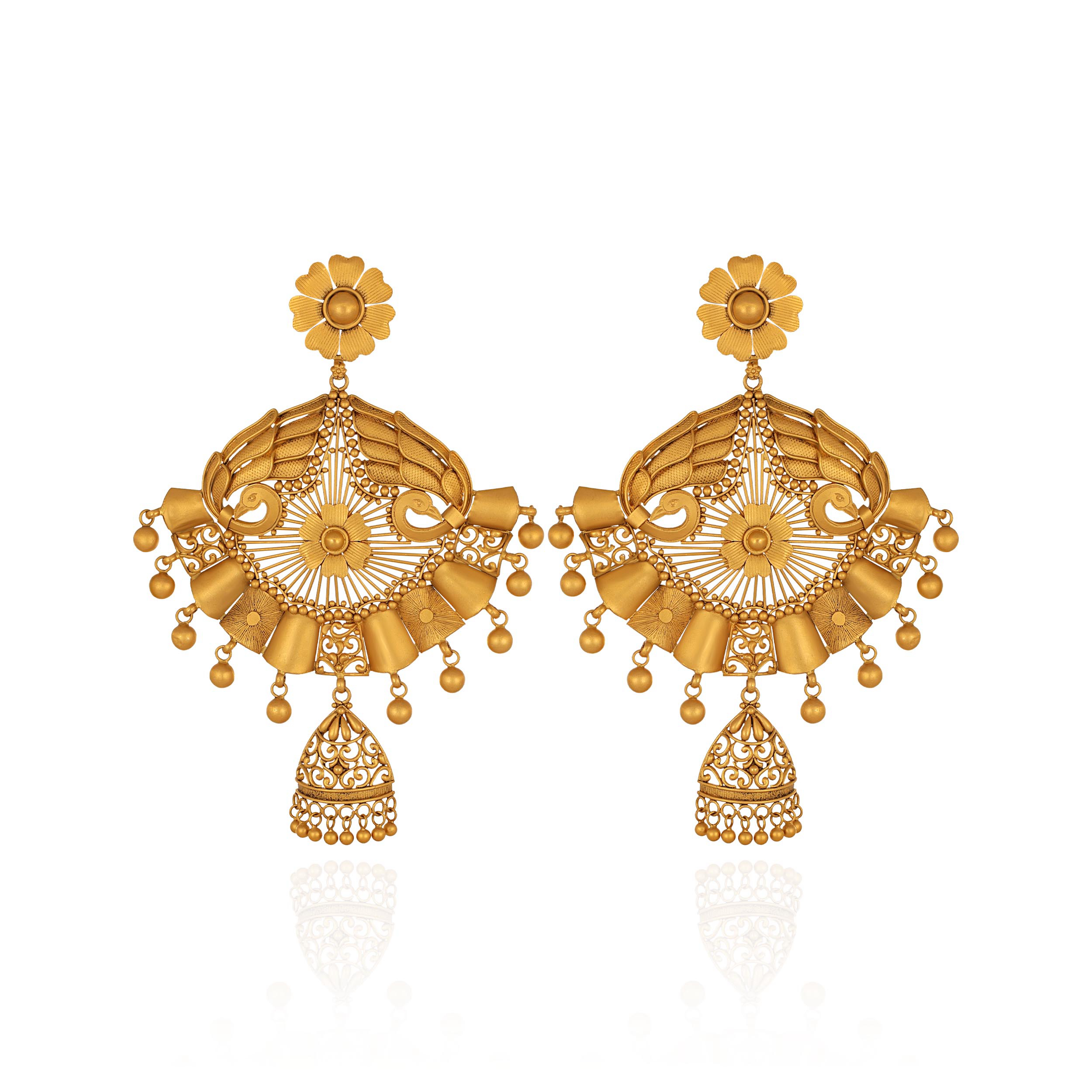 Royal Legacy Gold Earrings - Senco Gold and Diamonds