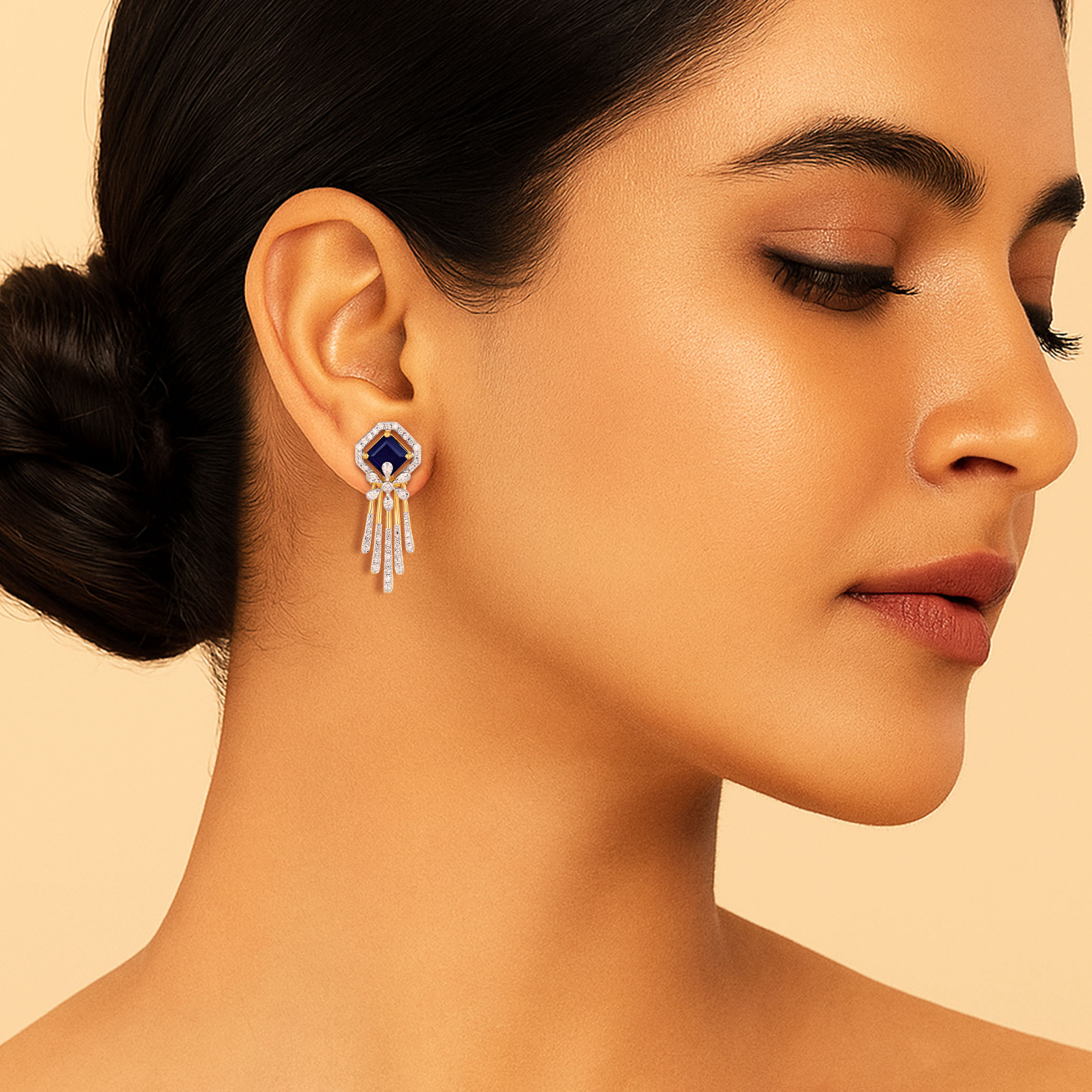 Midnight Muse Diamond Earrings - Senco Gold and Diamonds