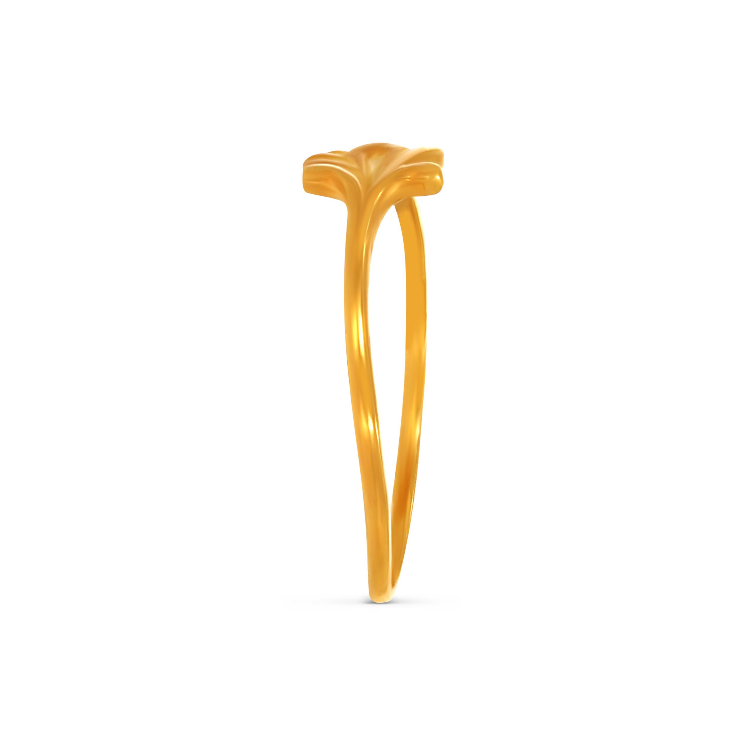 Featherleaf Gold Ring alternate view 2