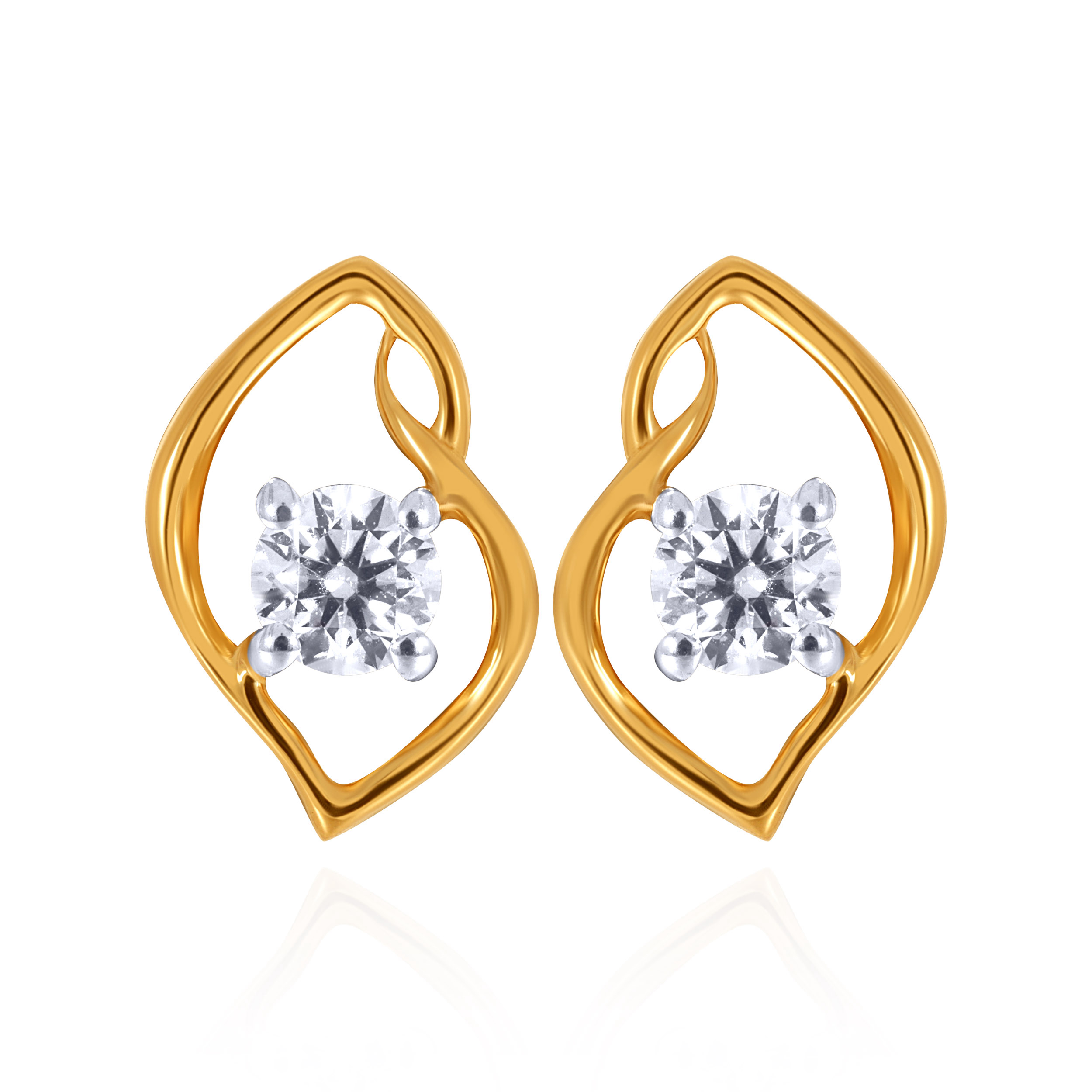 Nova Solitaire Diamond Studs - Senco Gold and Diamonds