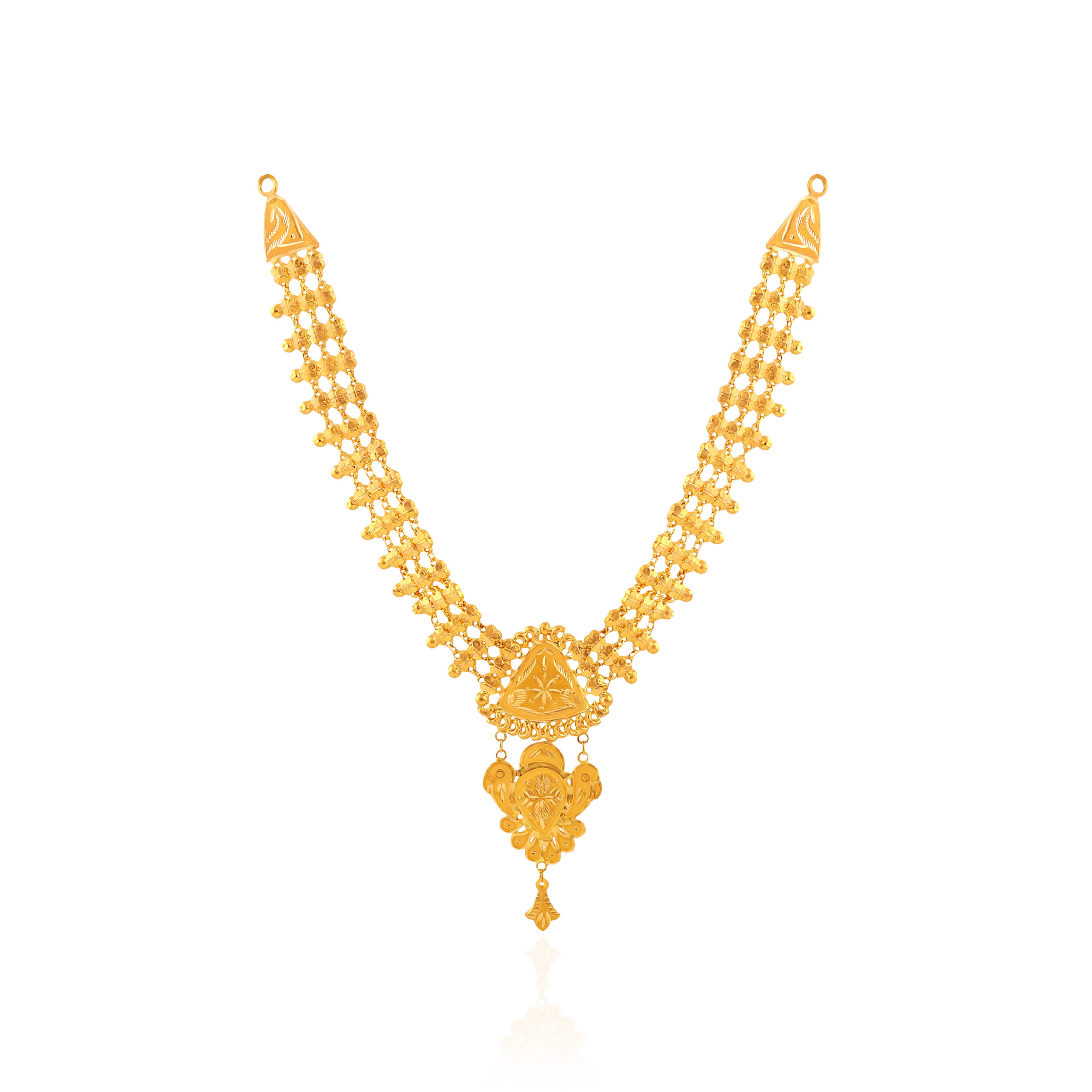 Regal Ornate Gold Necklace - Senco Gold and Diamonds
