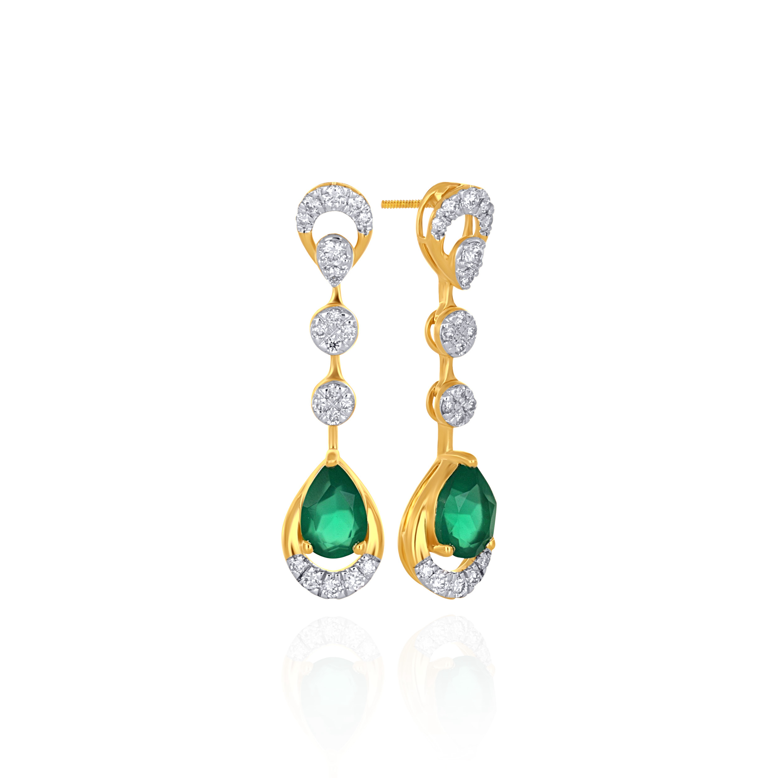 Aureline Charm Diamond Earrings - Senco Gold and Diamonds