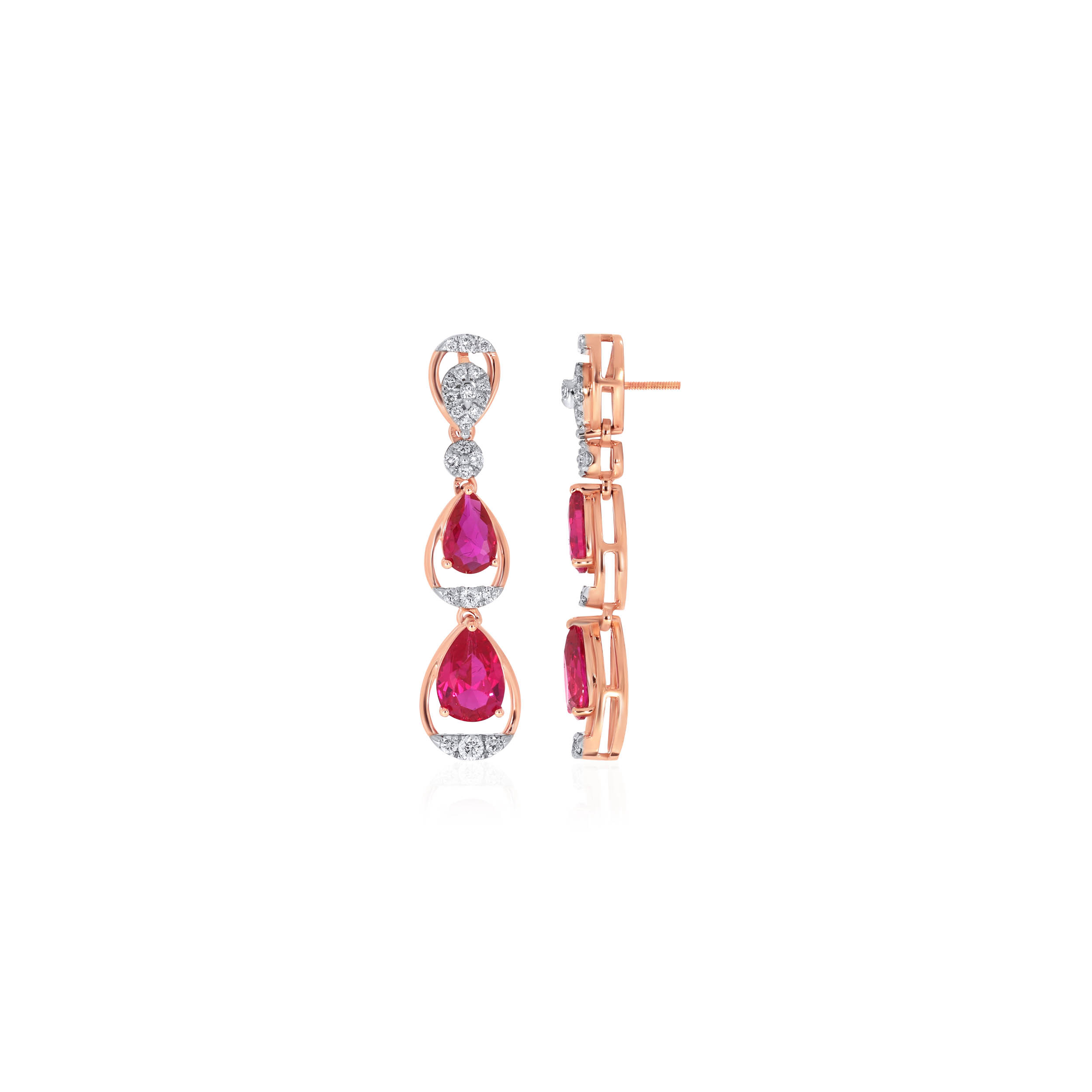 Loving Droplets Diamond Drop Earrings - Senco Gold and Diamonds