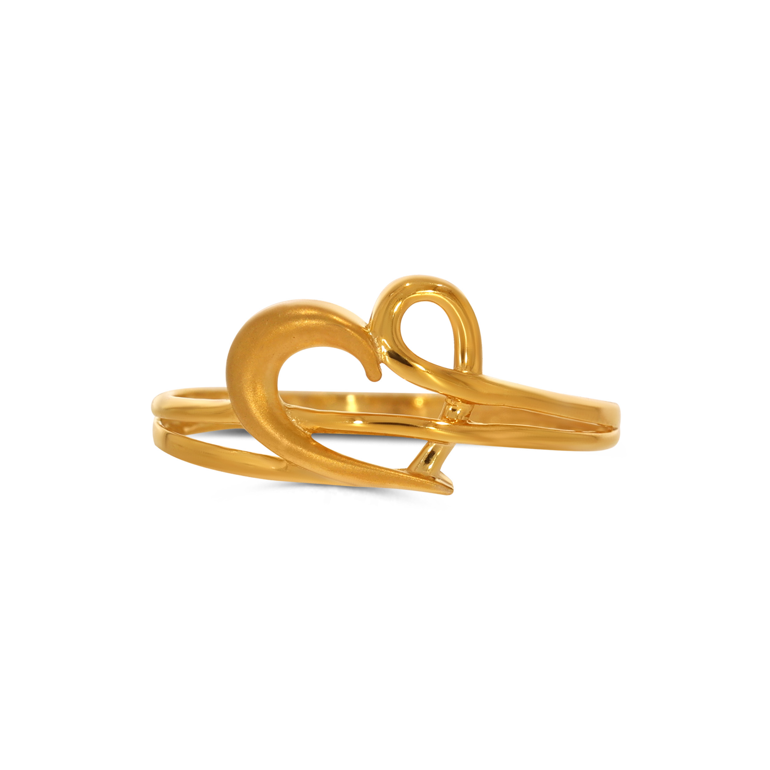 Swirl Contour Gold Ring - Senco Gold and Diamonds