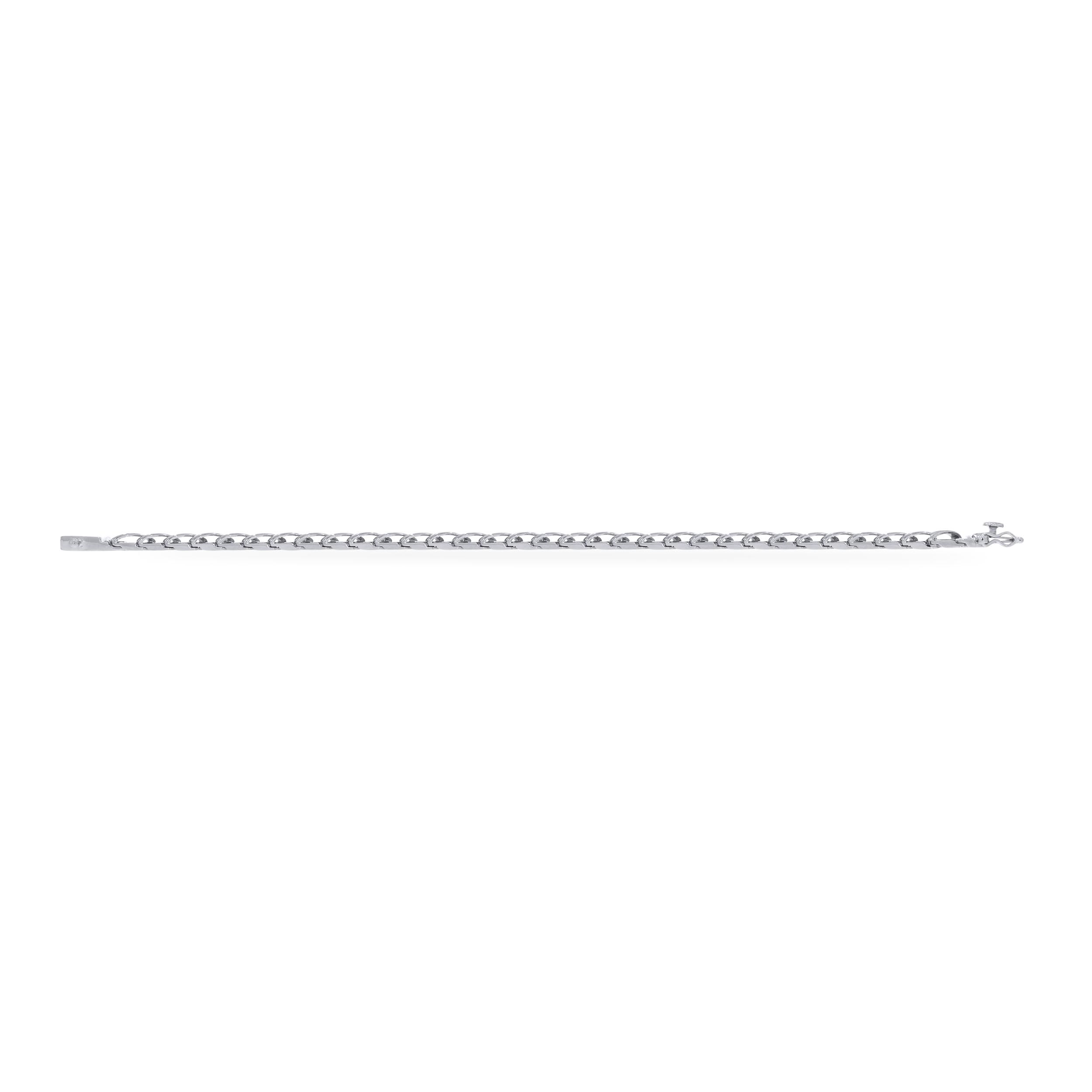 Inclined Array Men Platinum Wristlet - Senco Gold and Diamonds