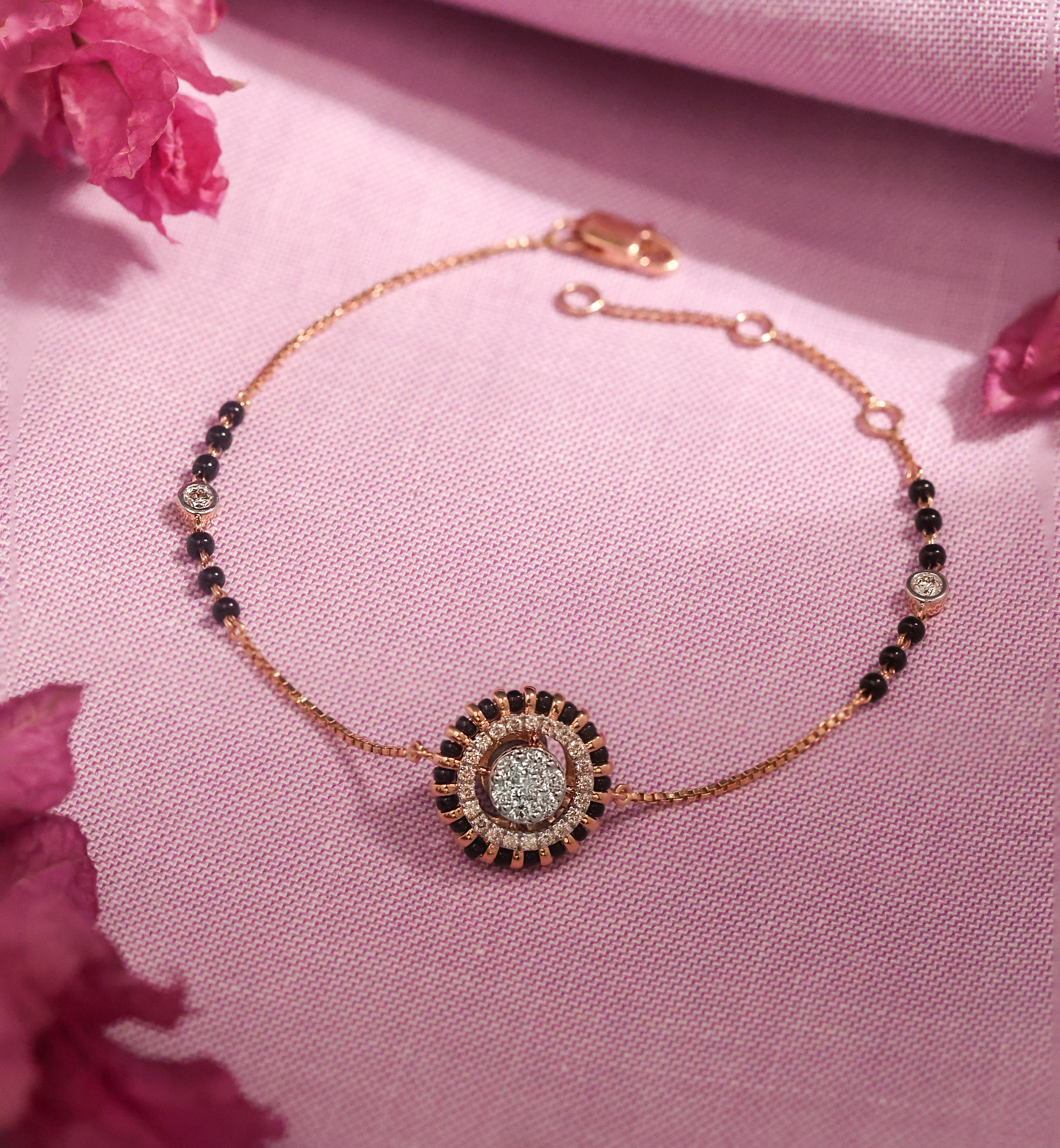 Rosy Blossom Diamond Bracelet - Senco Gold and Diamonds