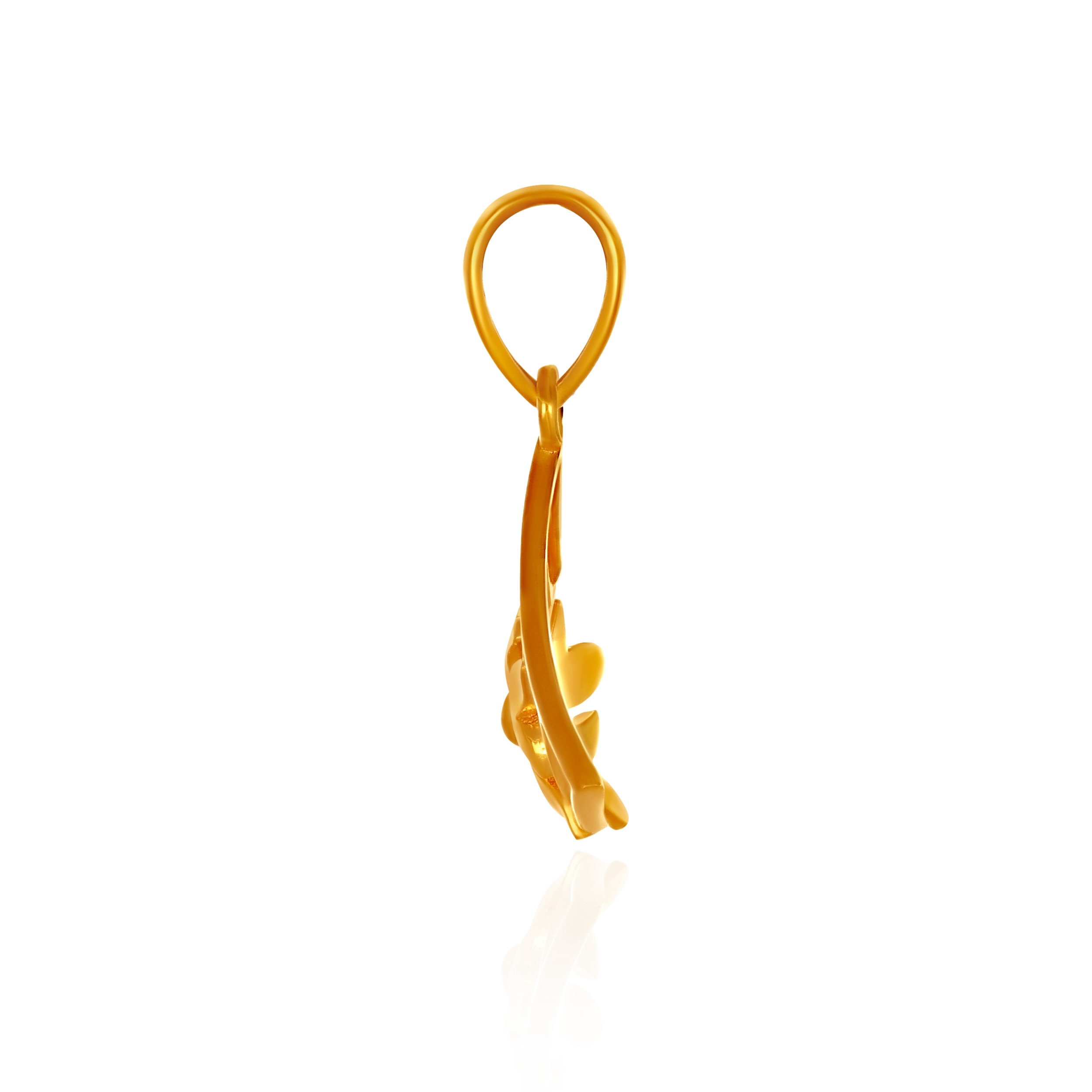 Contemporary Triangle Gold Pendant - Senco Gold and Diamonds
