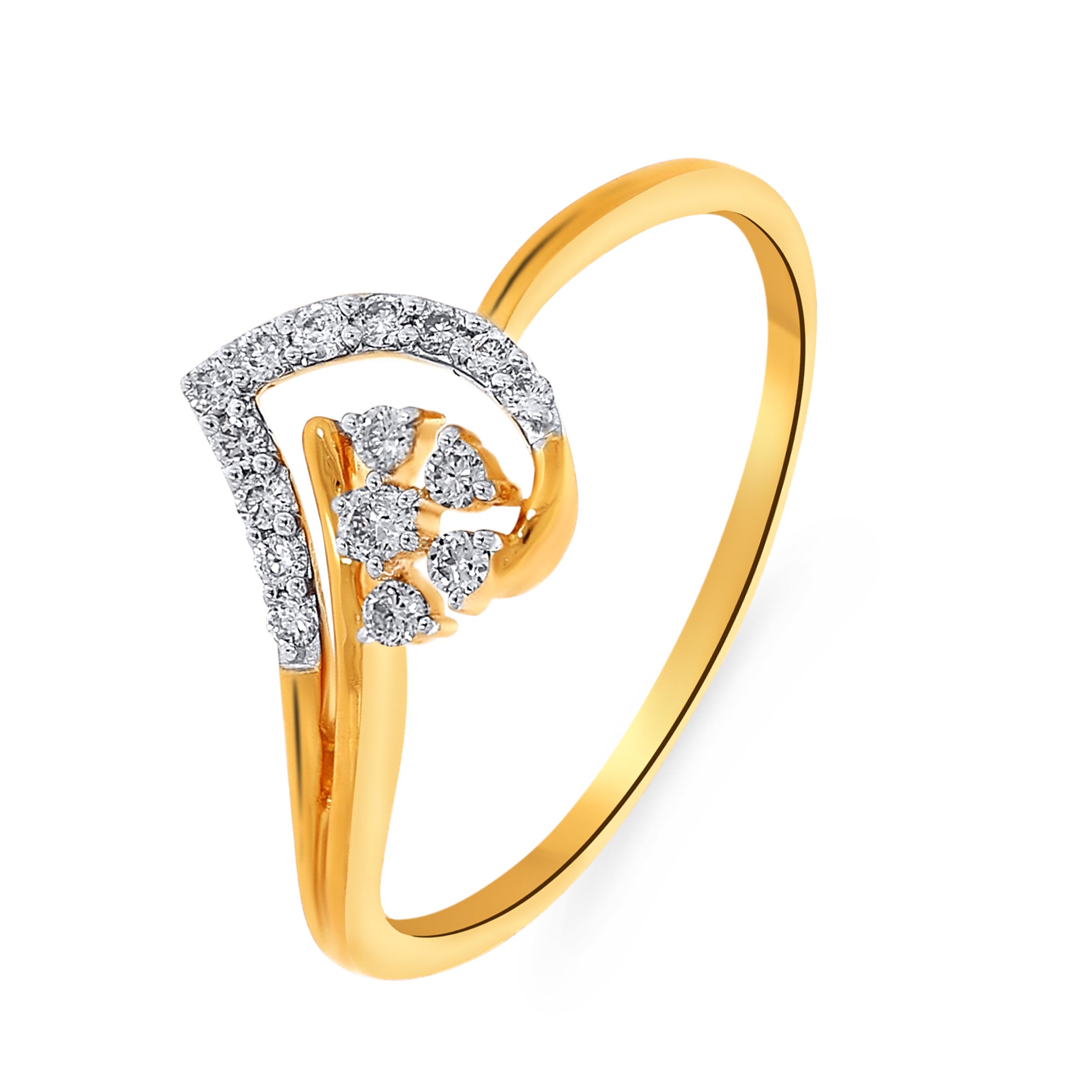 Floral Vibes Diamond Ring - Senco Gold and Diamonds
