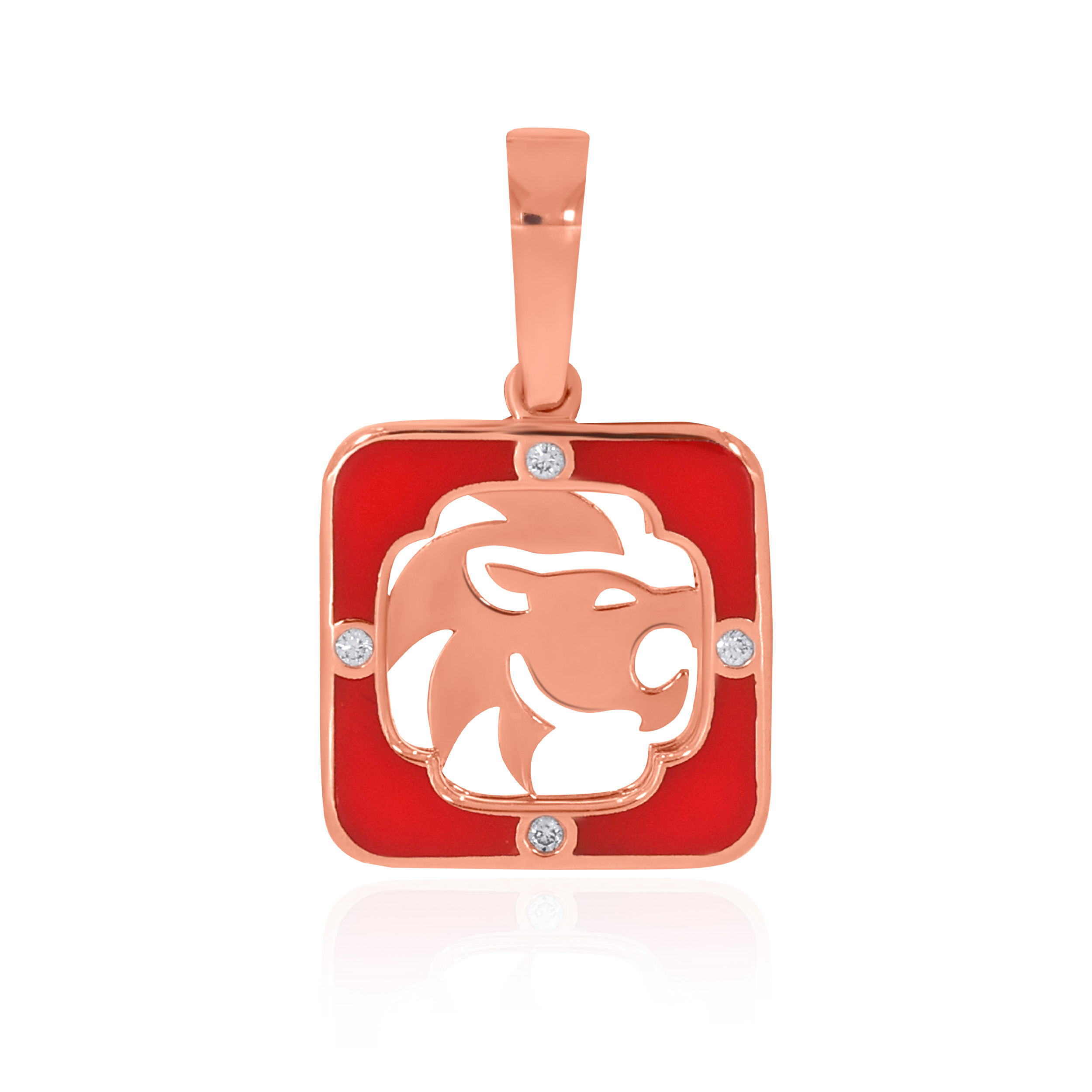 Leo Cosmic Radiance Diamond Pendant - Senco Gold and Diamonds