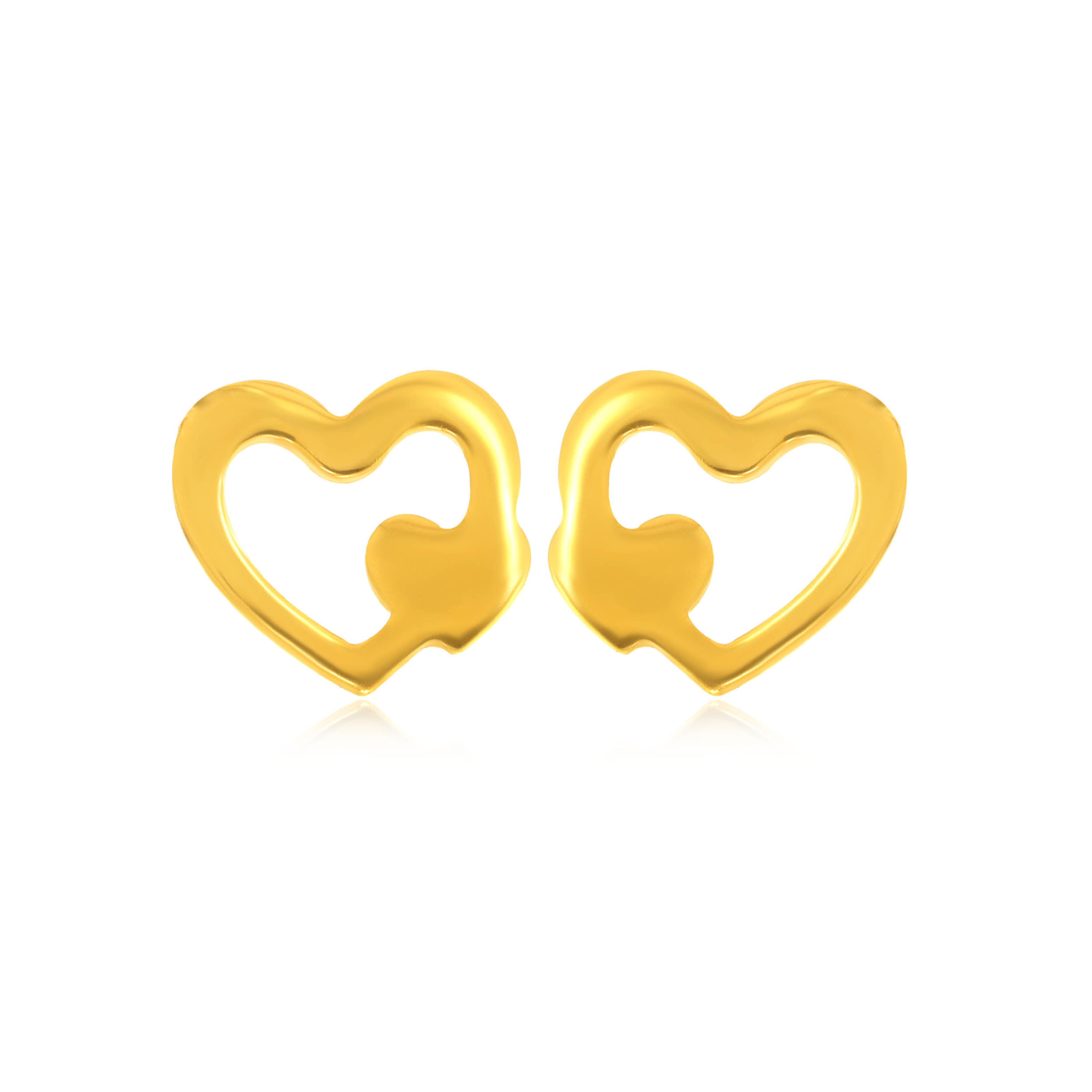 Merry Heart Kids Gold Studs - Senco Gold and Diamonds