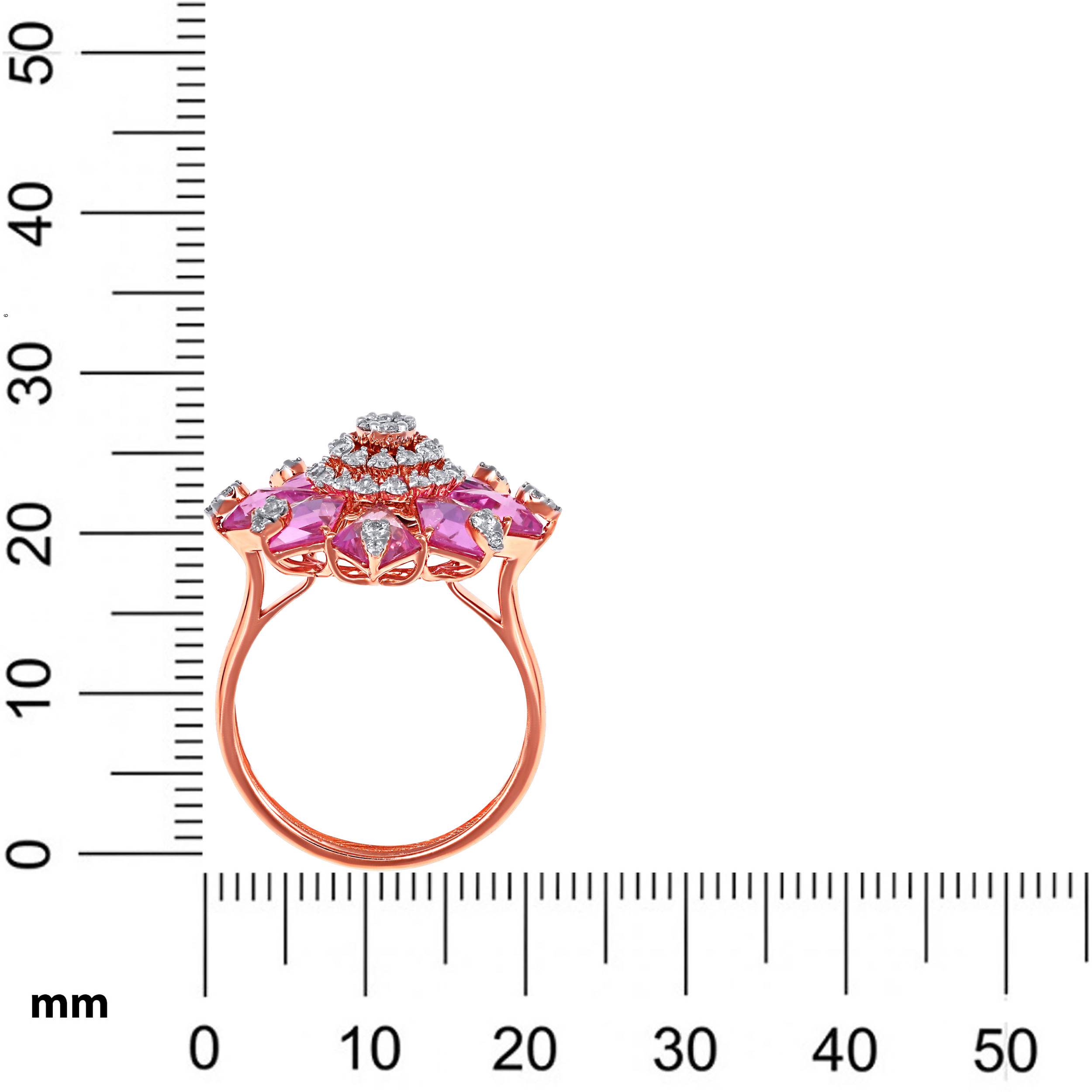 Rosette Whimsy Diamond Ring - Senco Gold and Diamonds