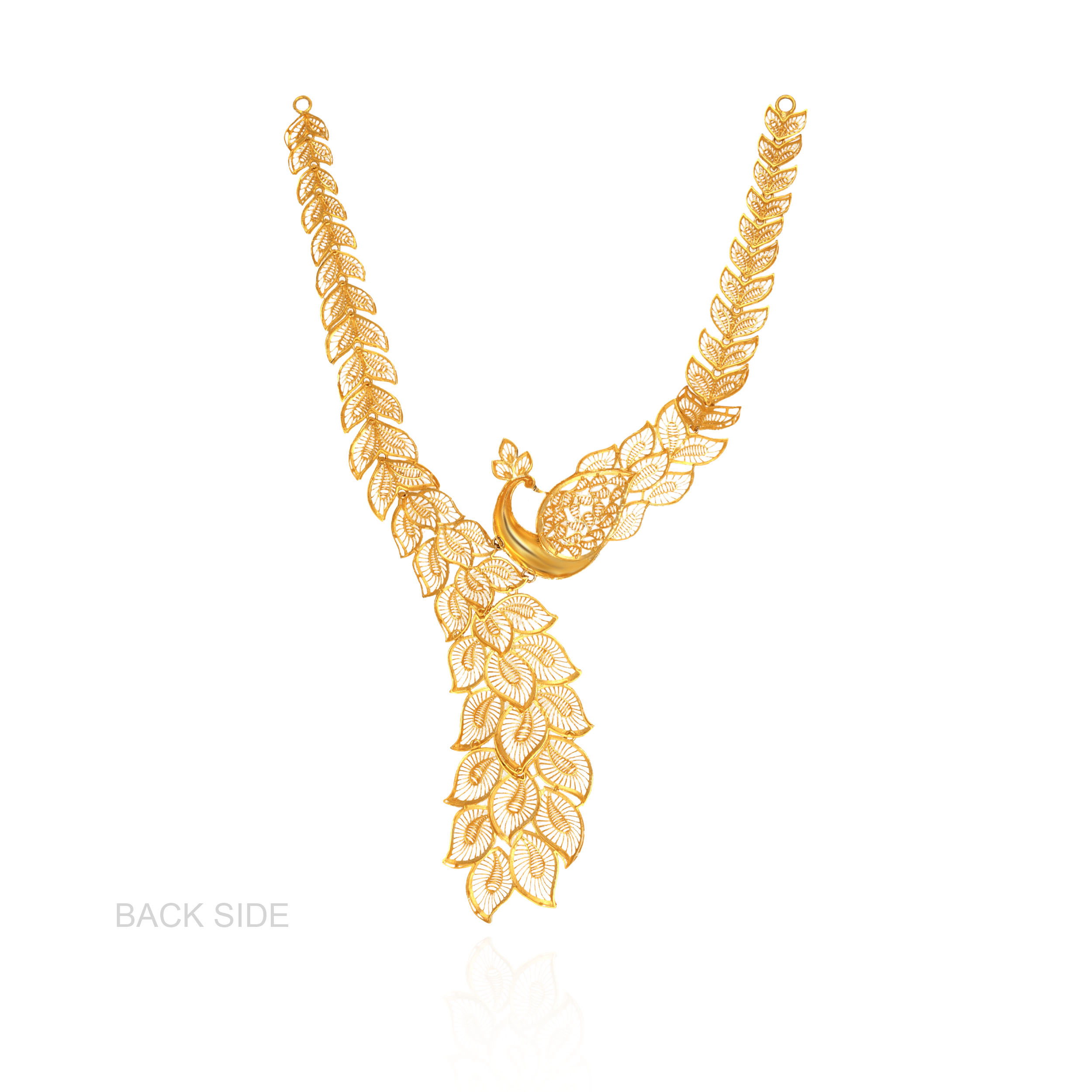 Gilded Plume Gold Necklace - Senco Gold and Diamonds