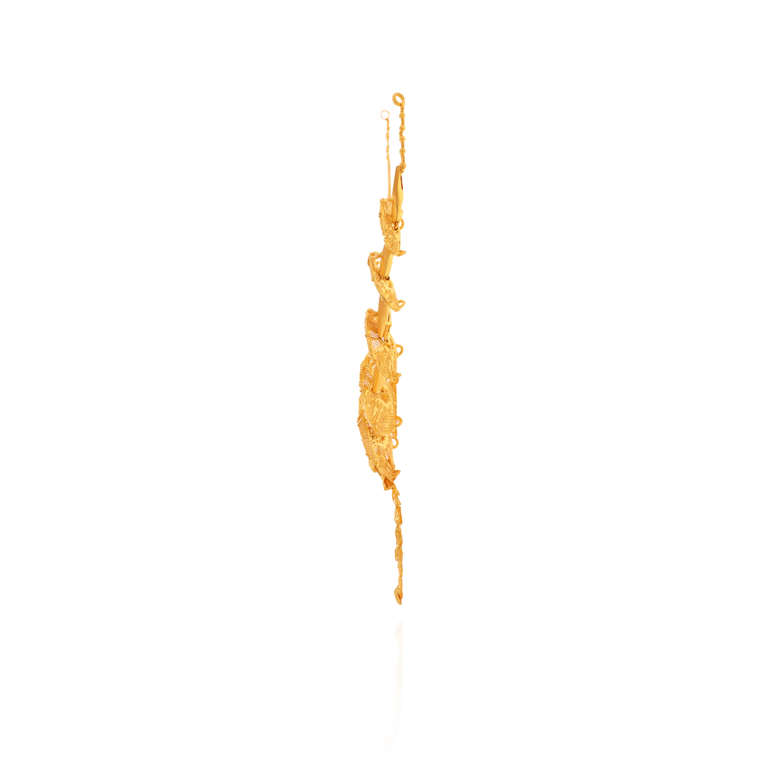 Eternal Bloom Filigree Gold Necklace - Senco Gold and Diamonds