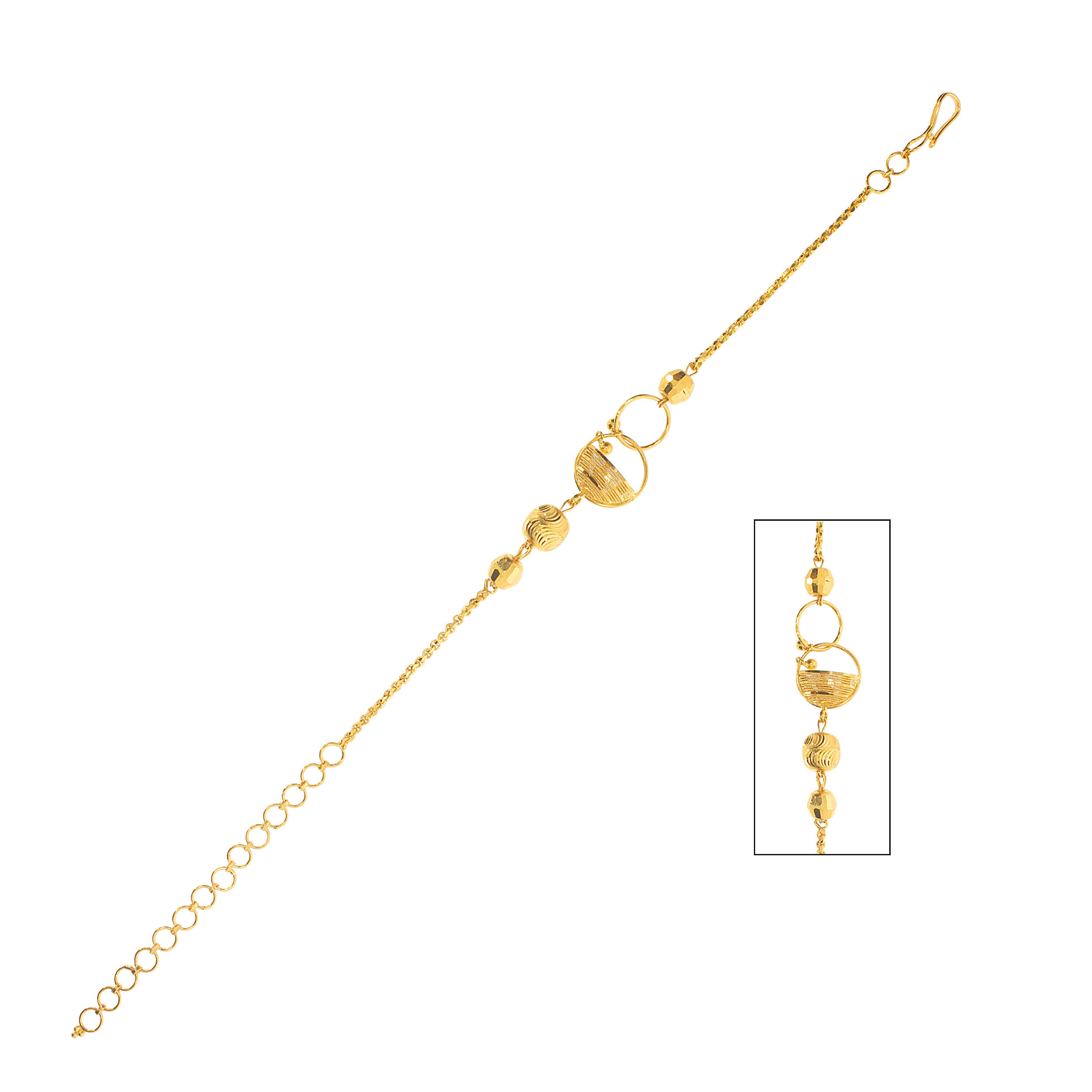 Poetic Spheres Gold Bracelet - Senco Gold and Diamonds