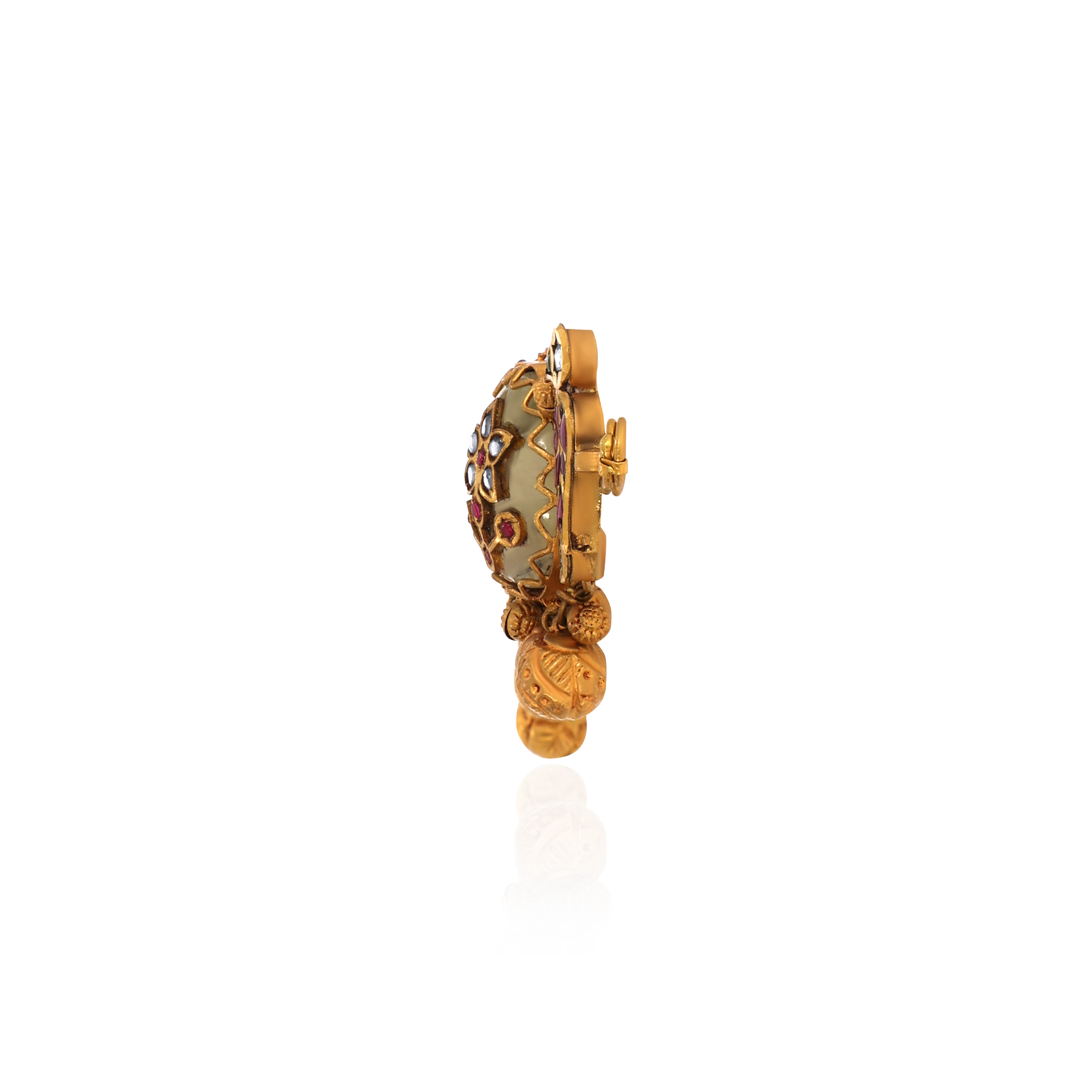 22K Yellow Gold Kundan Necklace-GN-D000788413 - Senco Gold and Diamonds